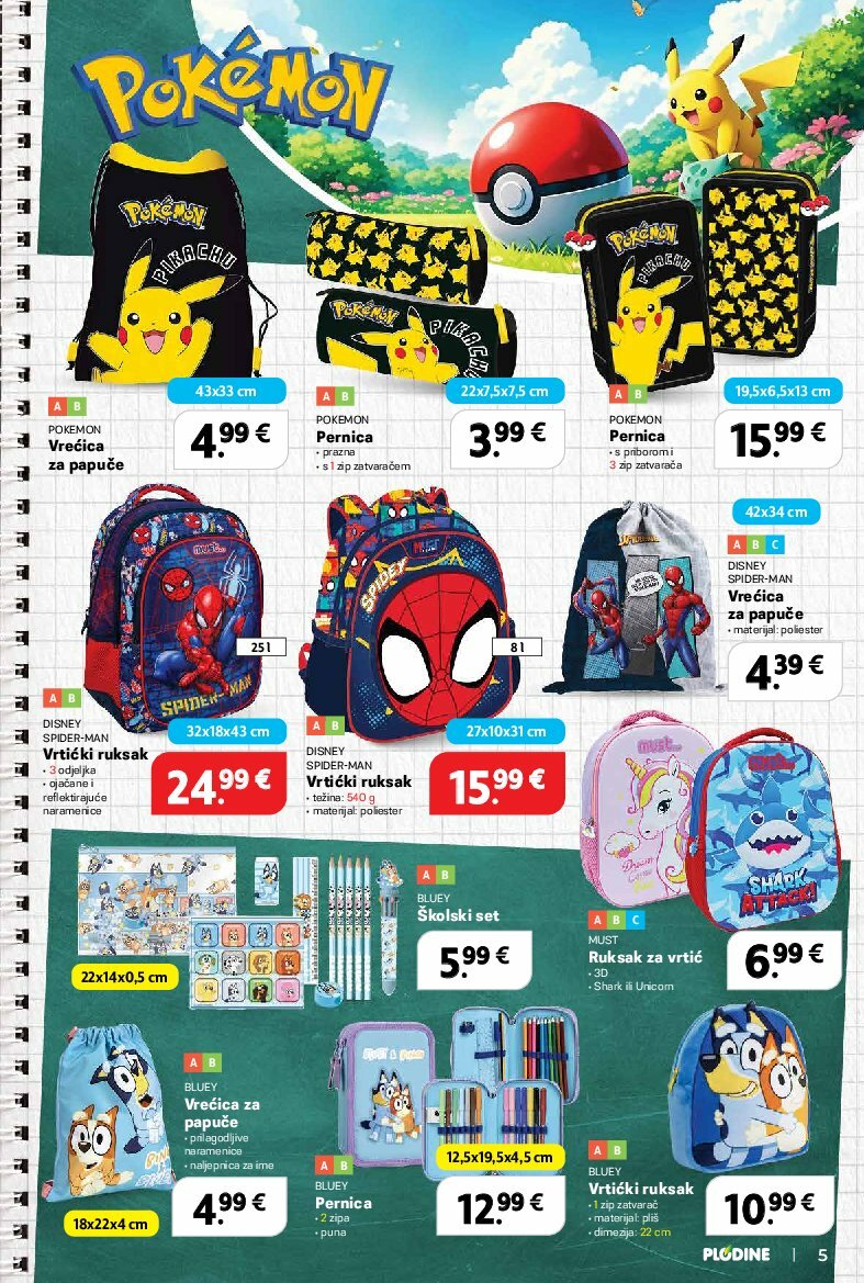 plodine - Prelistajte katalog Plodine - Too School for Cool, vrijedi od 13.08. do 23.09. - page: 5