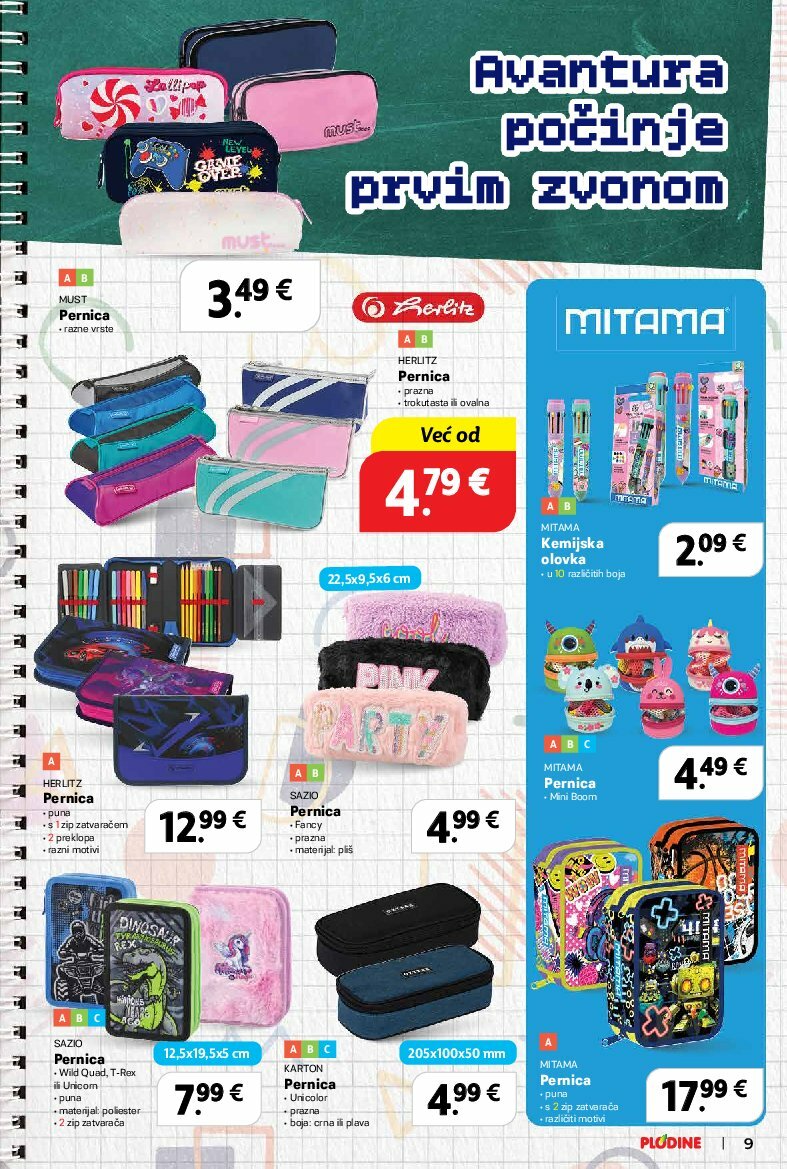 plodine - Prelistajte katalog Plodine - Too School for Cool, vrijedi od 13.08. do 23.09. - page: 9