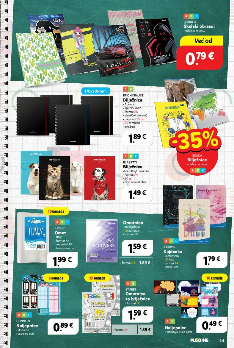plodine - Prelistajte katalog Plodine - Too School for Cool, vrijedi od 13.08. do 23.09. - page: 13