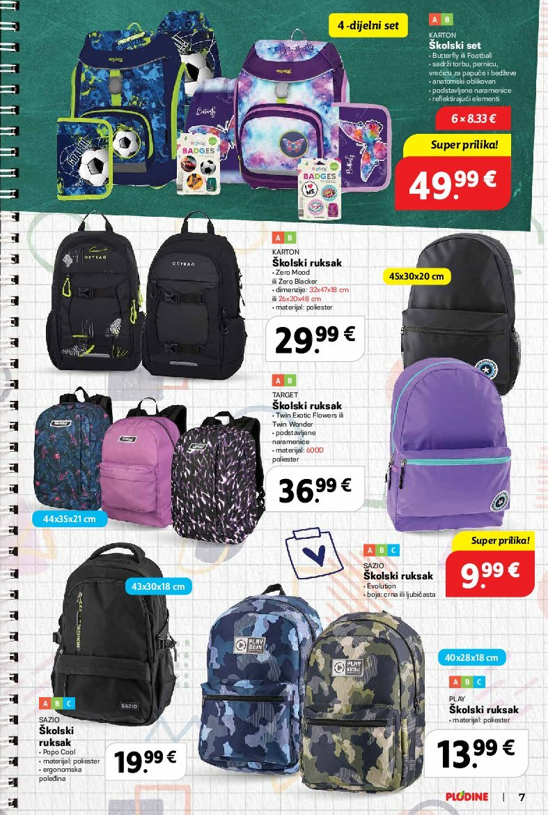 plodine - Prelistajte katalog Plodine - Too School for Cool, vrijedi od 13.08. do 23.09. - page: 7
