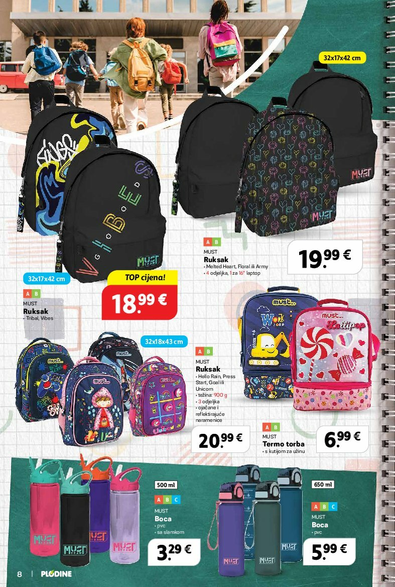 plodine - Prelistajte katalog Plodine - Too School for Cool, vrijedi od 13.08. do 23.09. - page: 8