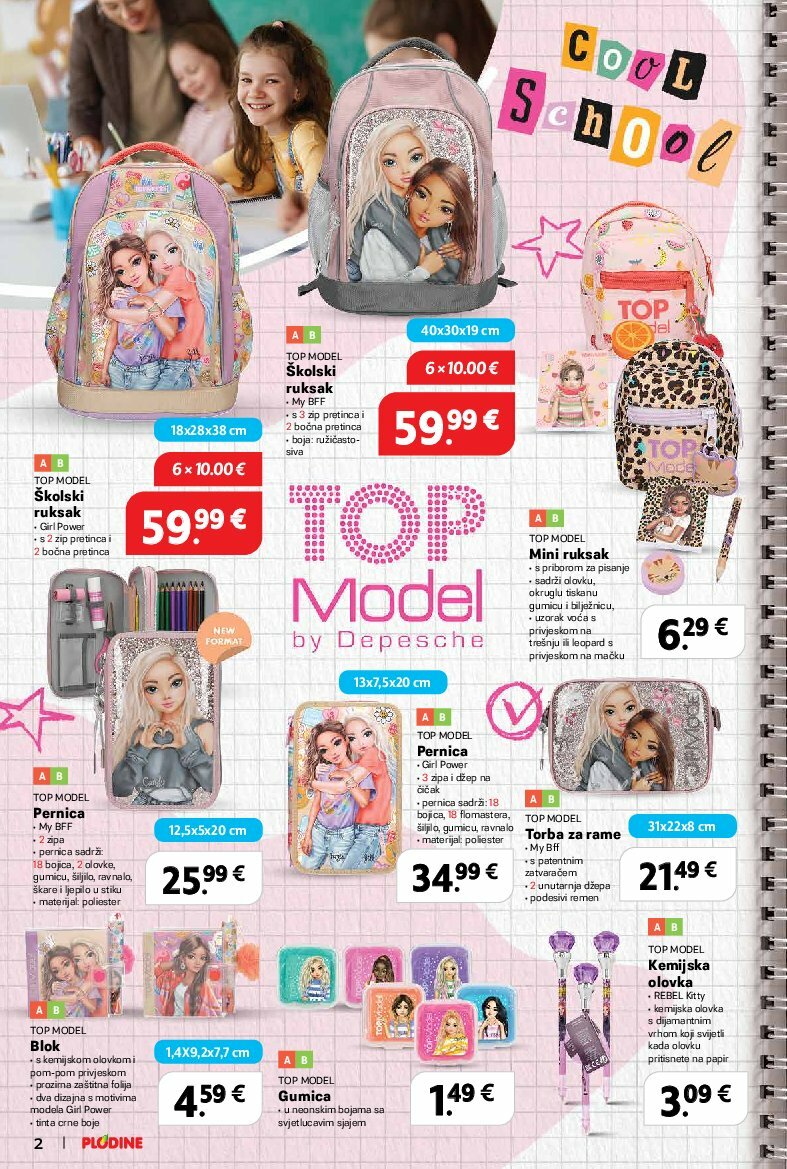 plodine - Prelistajte katalog Plodine - Too School for Cool, vrijedi od 13.08. do 23.09. - page: 2