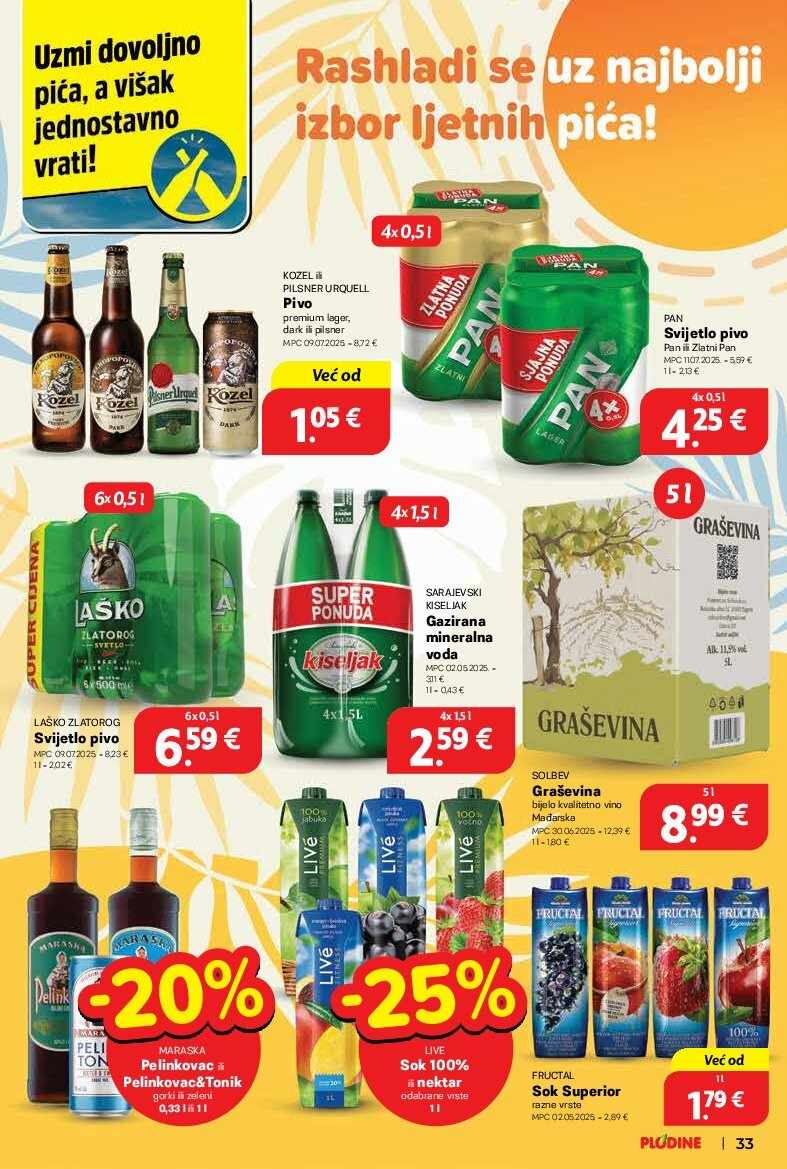 plodine - Prelistajte katalog Plodine, vrijedi od 13.08. do 19.08. - page: 33