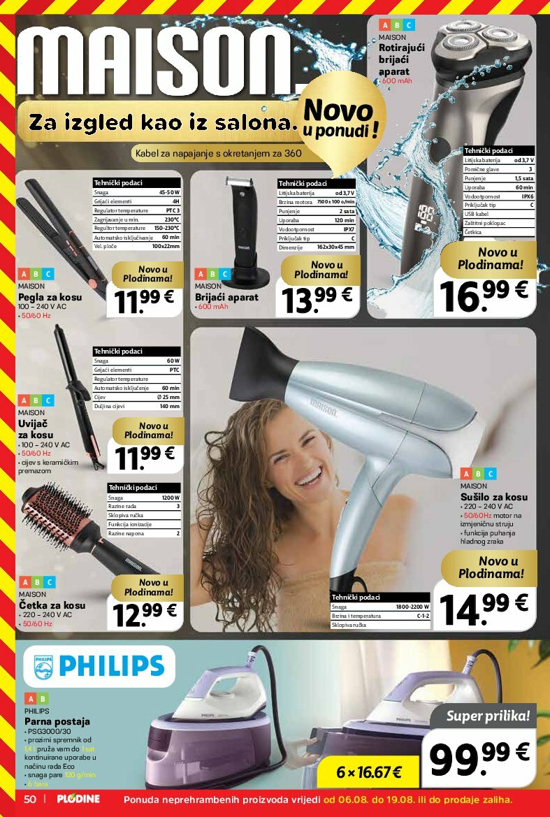 plodine - Prelistajte katalog Plodine, vrijedi od 13.08. do 19.08. - page: 50