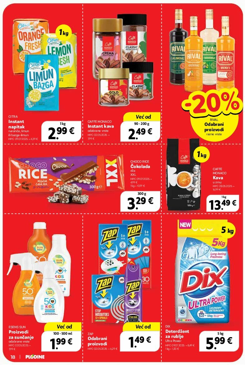 plodine - Prelistajte katalog Plodine, vrijedi od 13.08. do 19.08. - page: 18