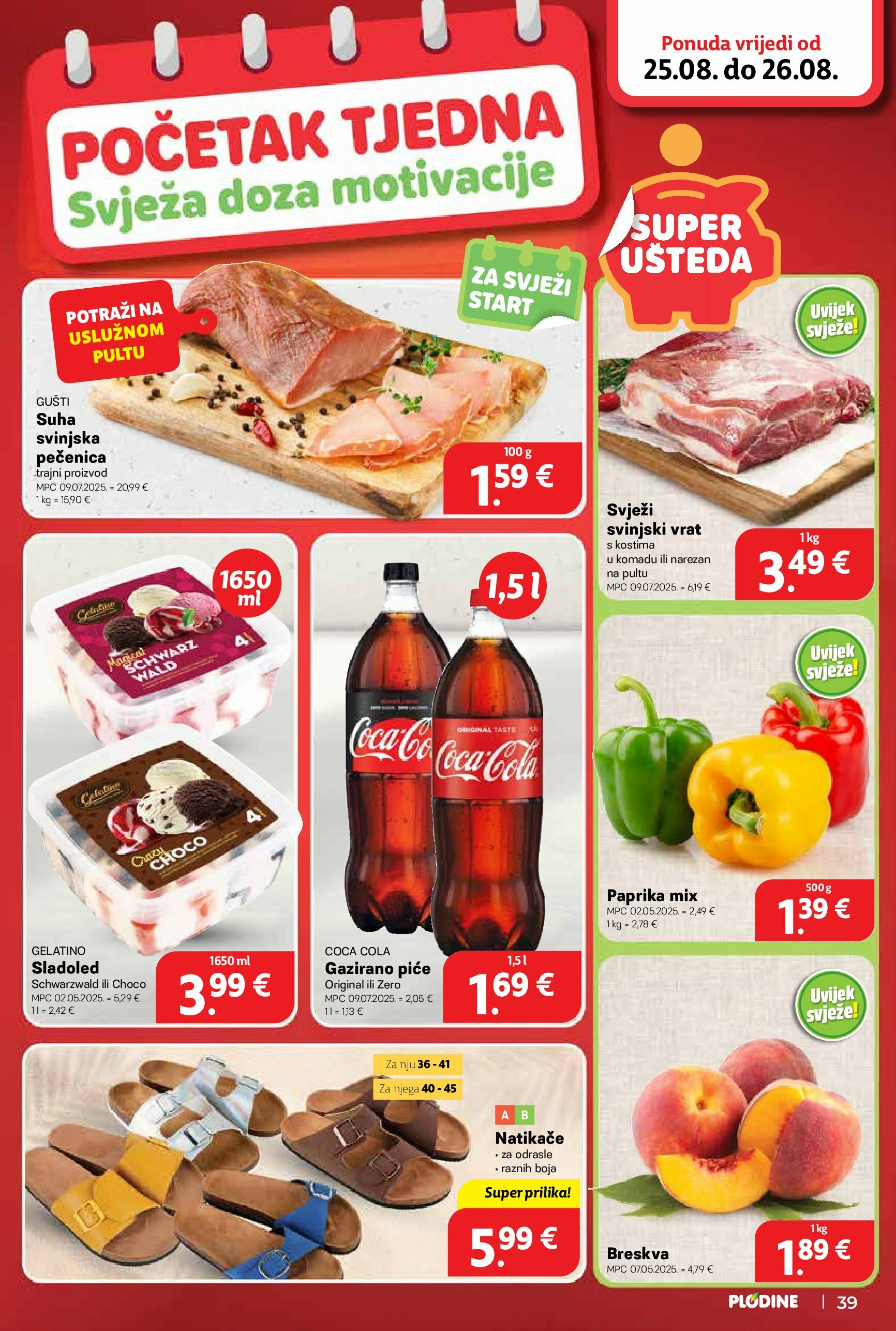 plodine - Prelistajte katalog Plodine, vrijedi od 20.08. do 26.08. - page: 39 plodine - Prelistajte katalog Plodine, vrijedi od 20.08. do 26.08. - page: 39