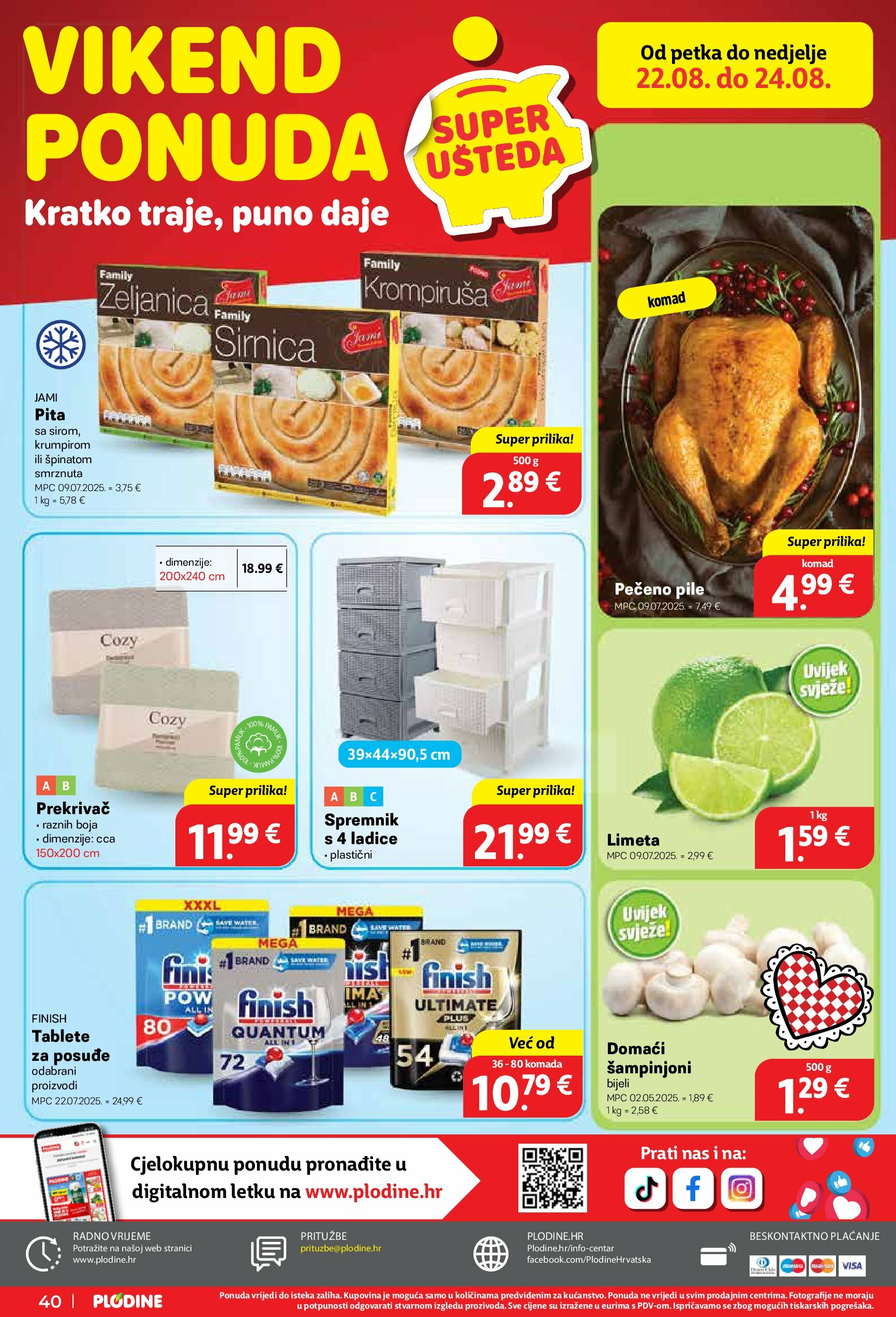 plodine - Prelistajte katalog Plodine, vrijedi od 20.08. do 26.08. - page: 40 plodine - Prelistajte katalog Plodine, vrijedi od 20.08. do 26.08. - page: 40