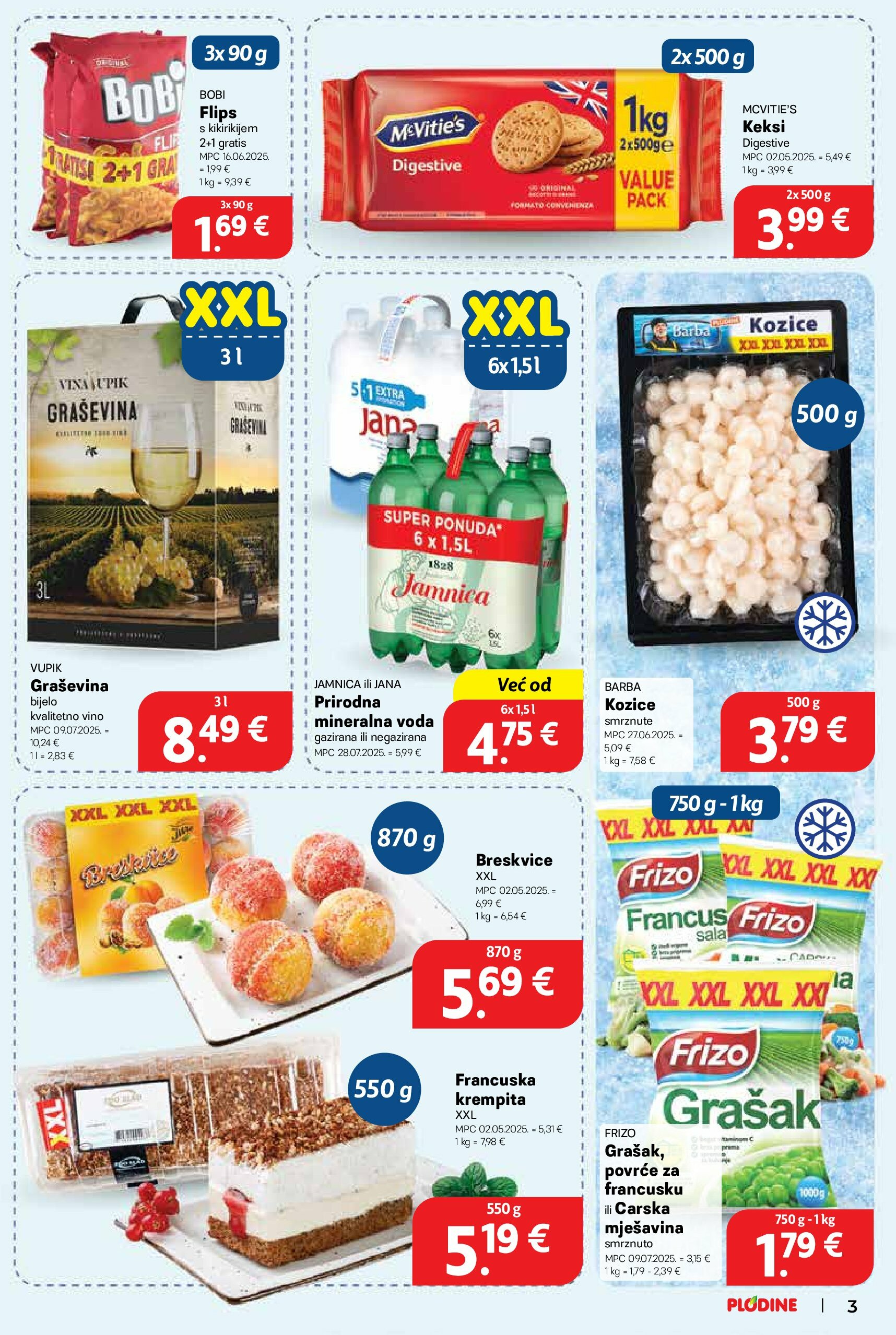 plodine - Prelistajte katalog Plodine, vrijedi od 27.08. do 02.09. - page: 3 plodine - Prelistajte katalog Plodine, vrijedi od 27.08. do 02.09. - page: 3