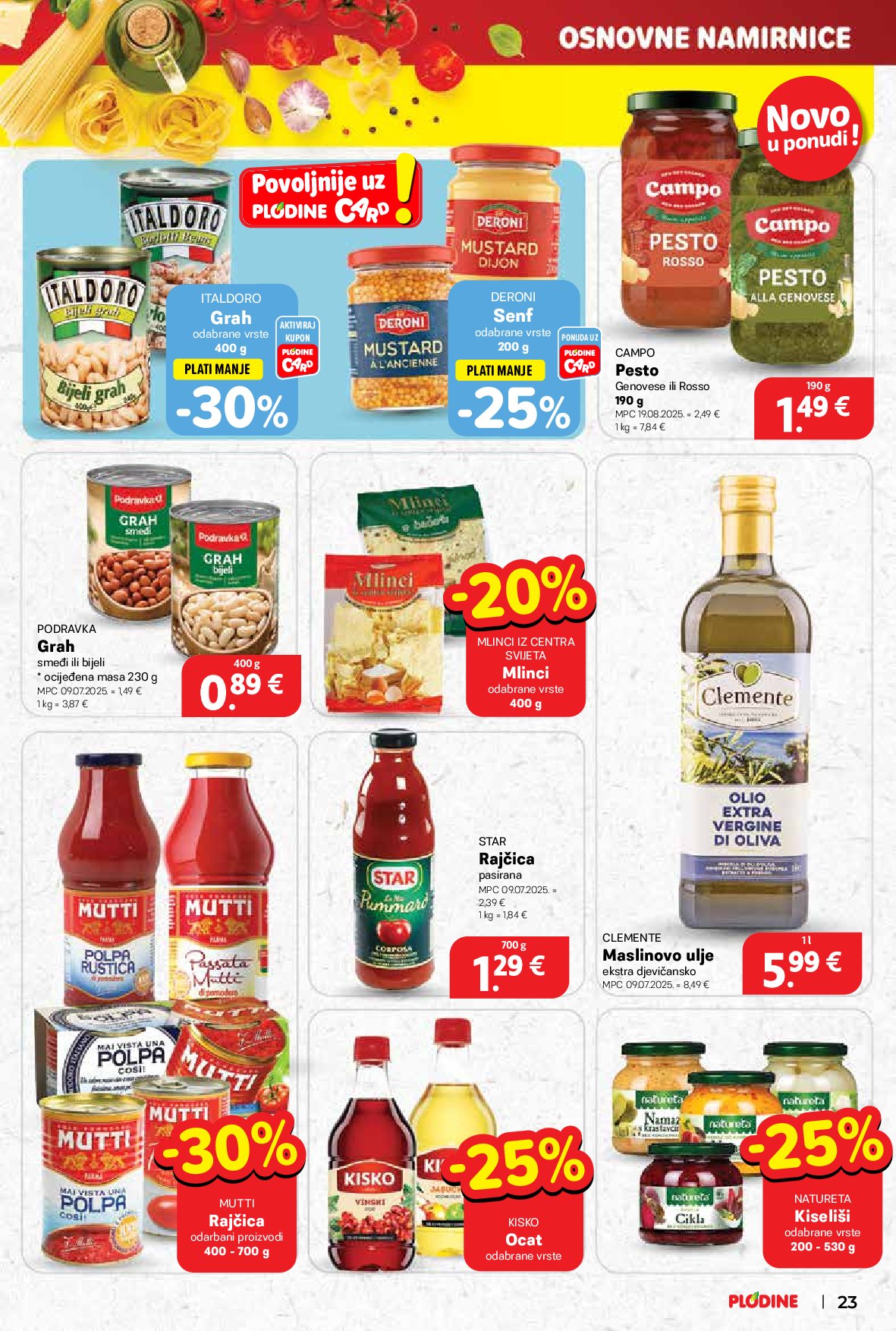 plodine - Prelistajte katalog Plodine, vrijedi od 10.09. do 16.09. - page: 23