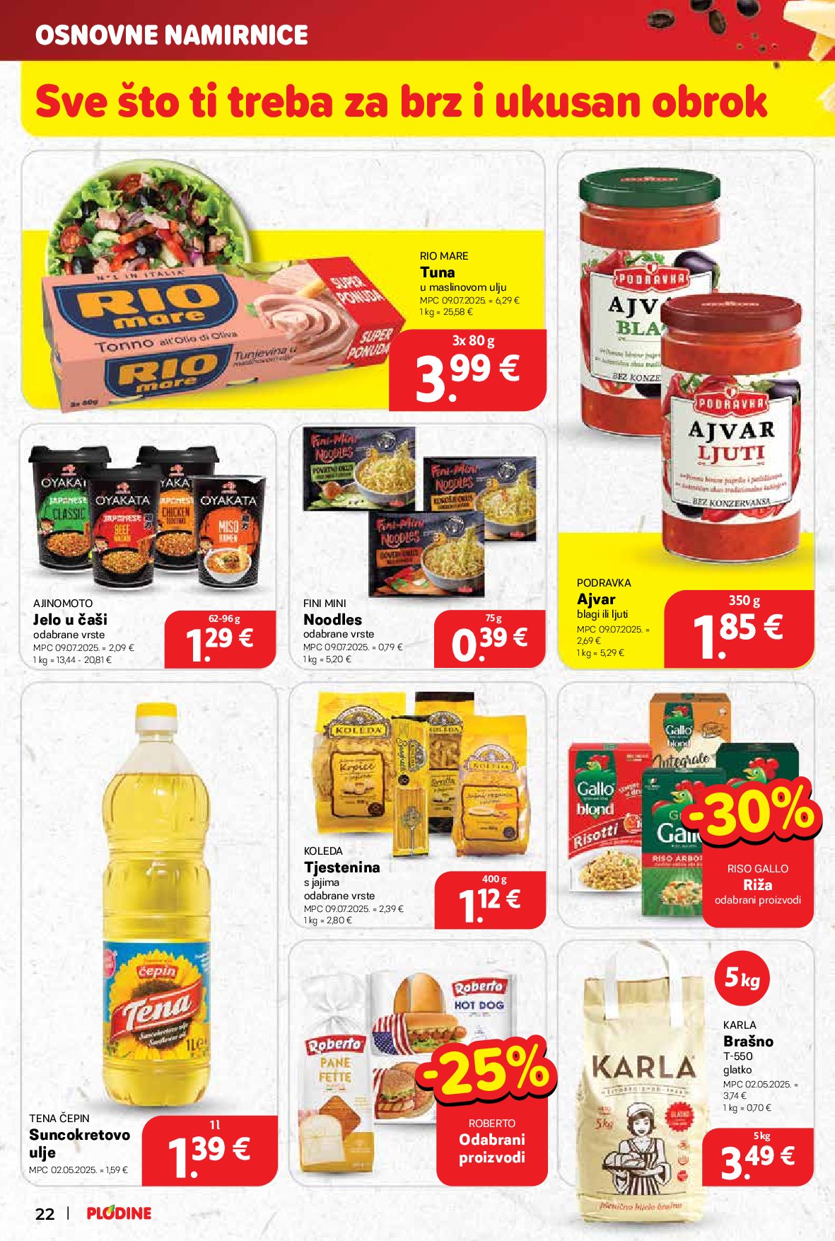 plodine - Prelistajte katalog Plodine, vrijedi od 10.09. do 16.09. - page: 22