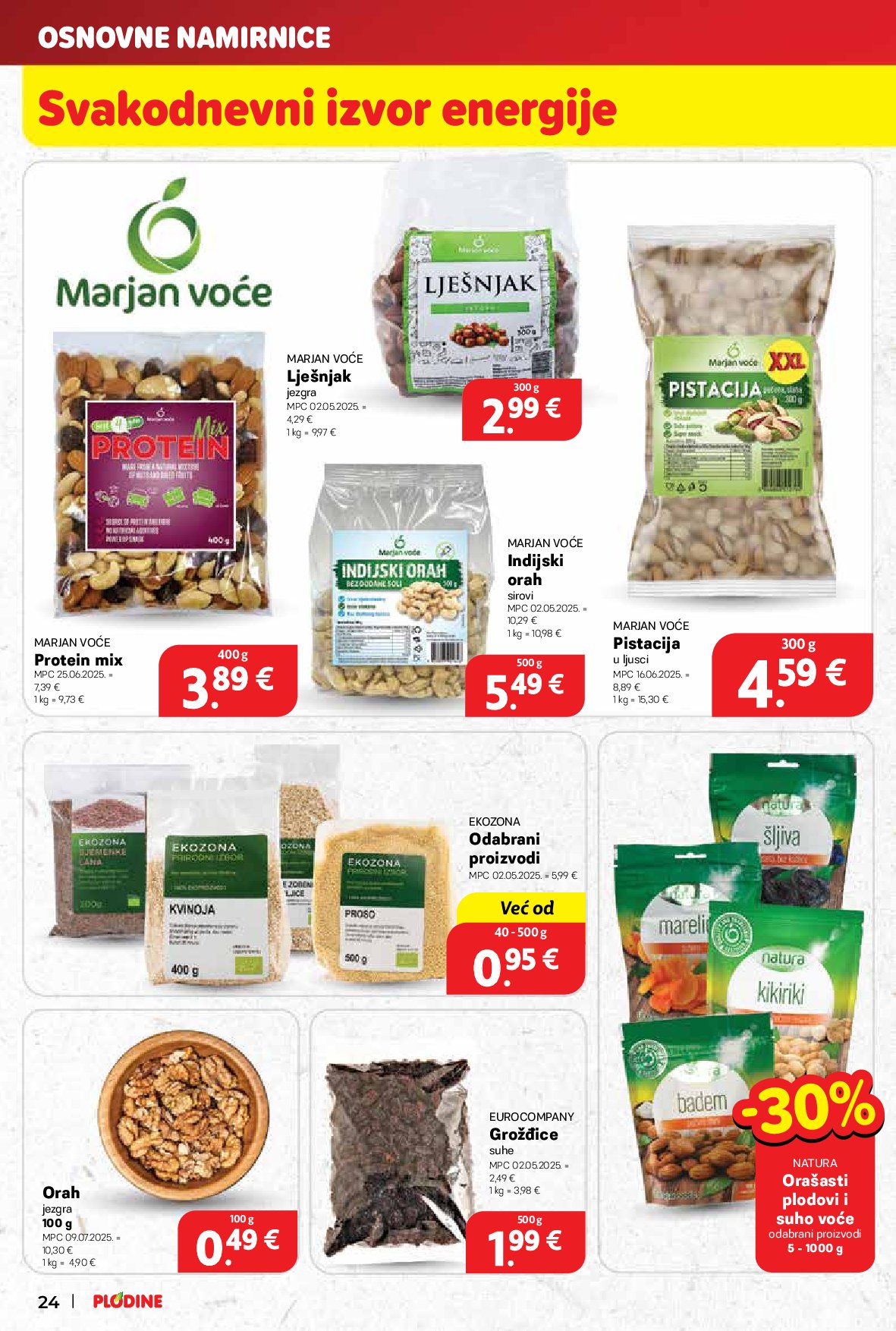 plodine - Prelistajte katalog Plodine, vrijedi od 10.09. do 16.09. - page: 24
