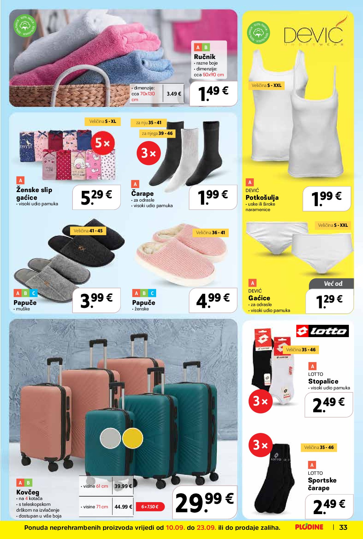 plodine - Prelistajte katalog Plodine, vrijedi od 10.09. do 16.09. - page: 33