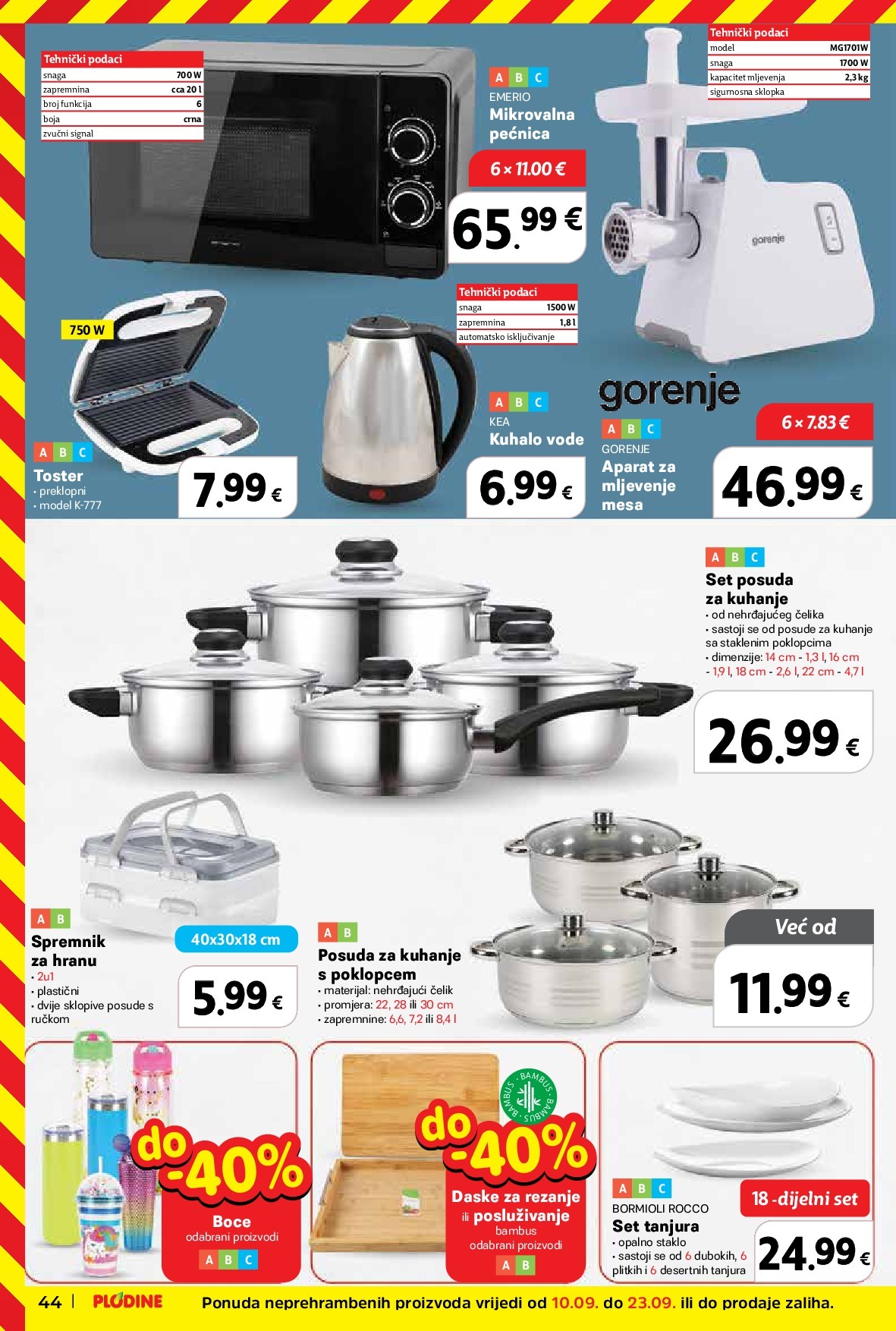 plodine - Prelistajte katalog Plodine, vrijedi od 17.09. do 23.09. - page: 44