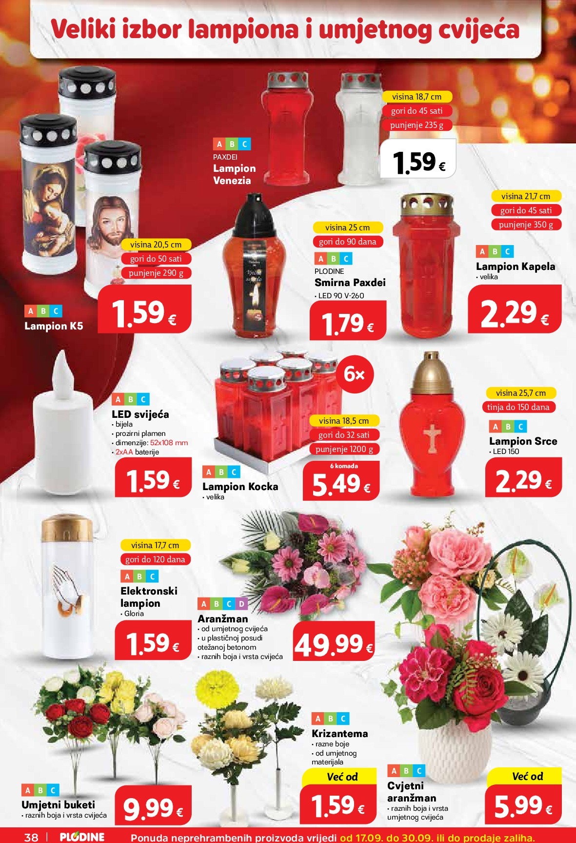 plodine - Prelistajte katalog Plodine, vrijedi od 17.09. do 23.09. - page: 38