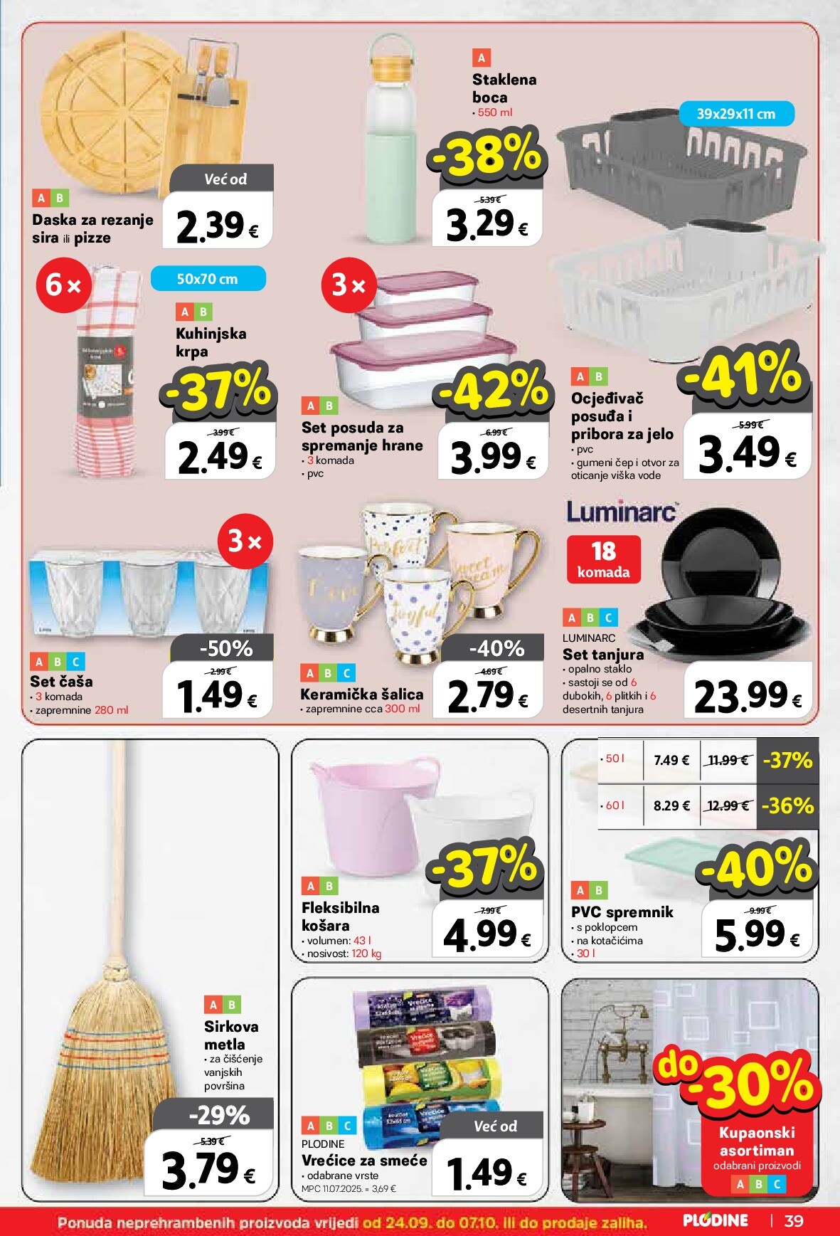 plodine - Prelistajte katalog Plodine, vrijedi od 24.09. do 30.09. - page: 39