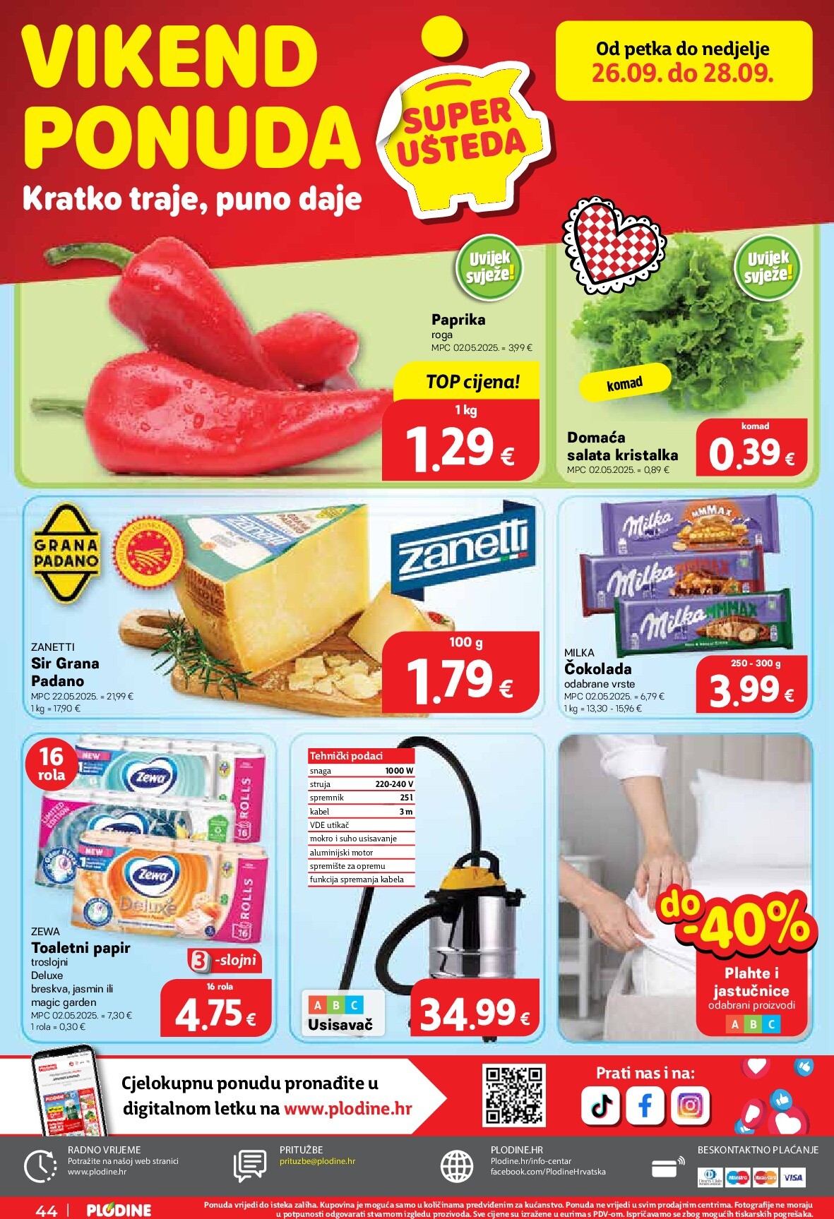 plodine - Prelistajte katalog Plodine, vrijedi od 24.09. do 30.09. - page: 44