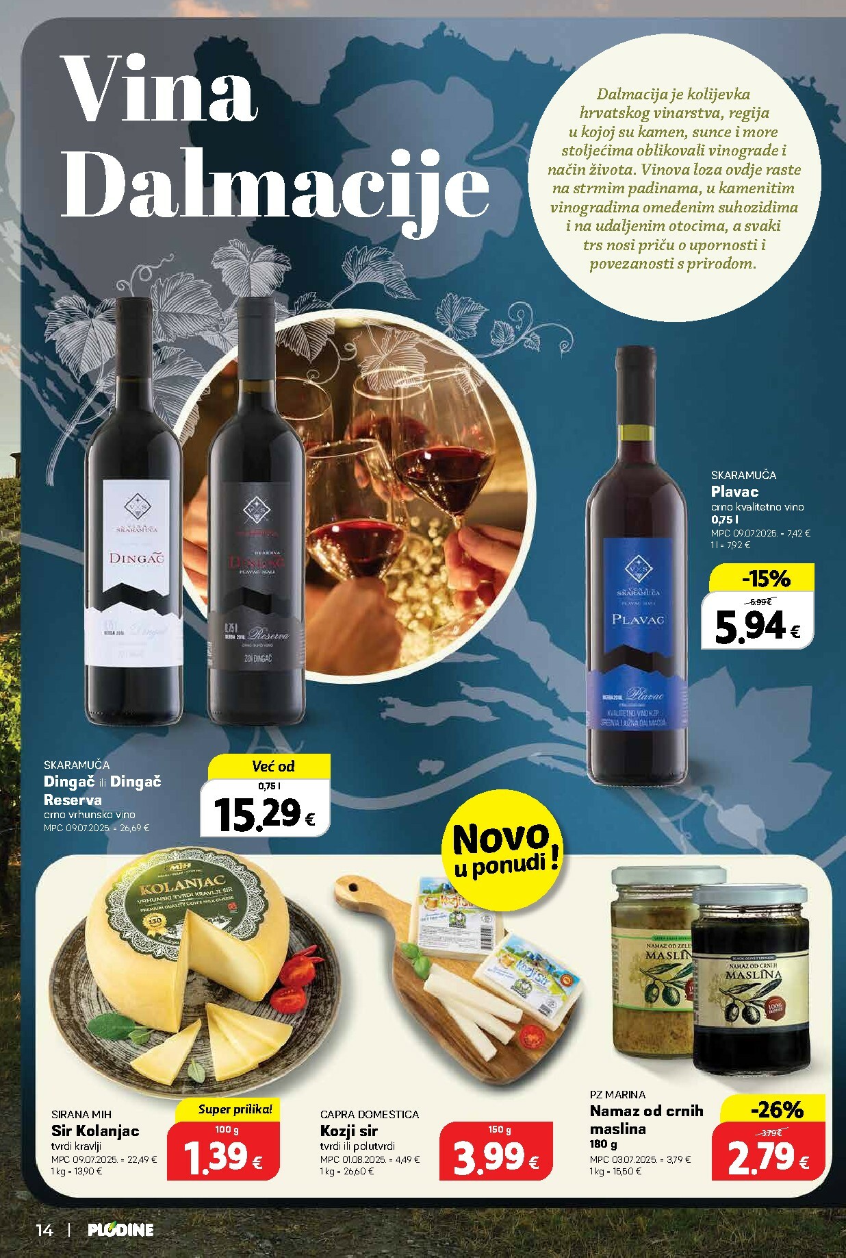 plodine - Prelistajte katalog Plodine - Vinski putopisi iz Hrvatske i svijeta, vrijedi od 01.10. do 14.10. - page: 14