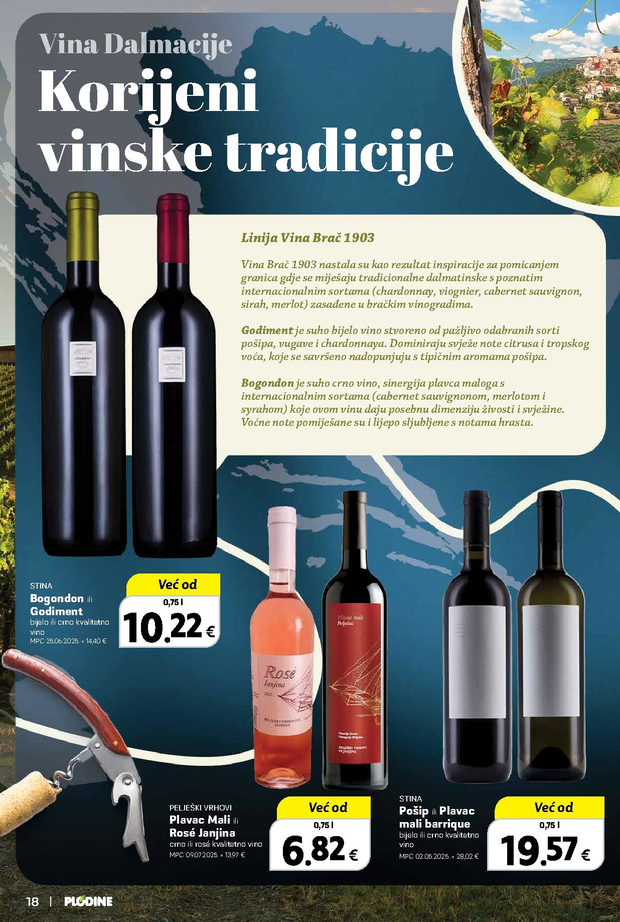 plodine - Prelistajte katalog Plodine - Vinski putopisi iz Hrvatske i svijeta, vrijedi od 01.10. do 14.10. - page: 18