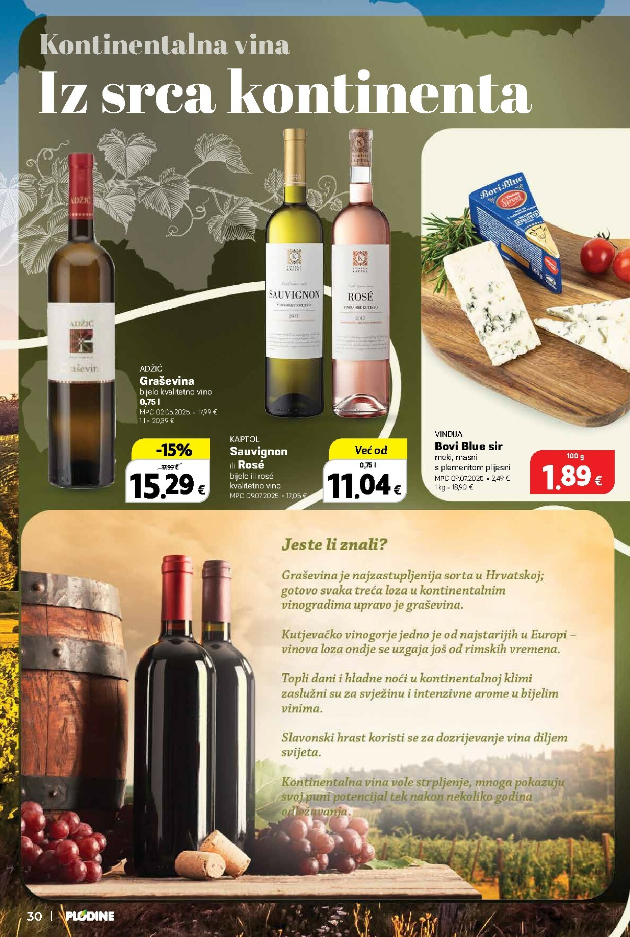 plodine - Prelistajte katalog Plodine - Vinski putopisi iz Hrvatske i svijeta, vrijedi od 01.10. do 14.10. - page: 30