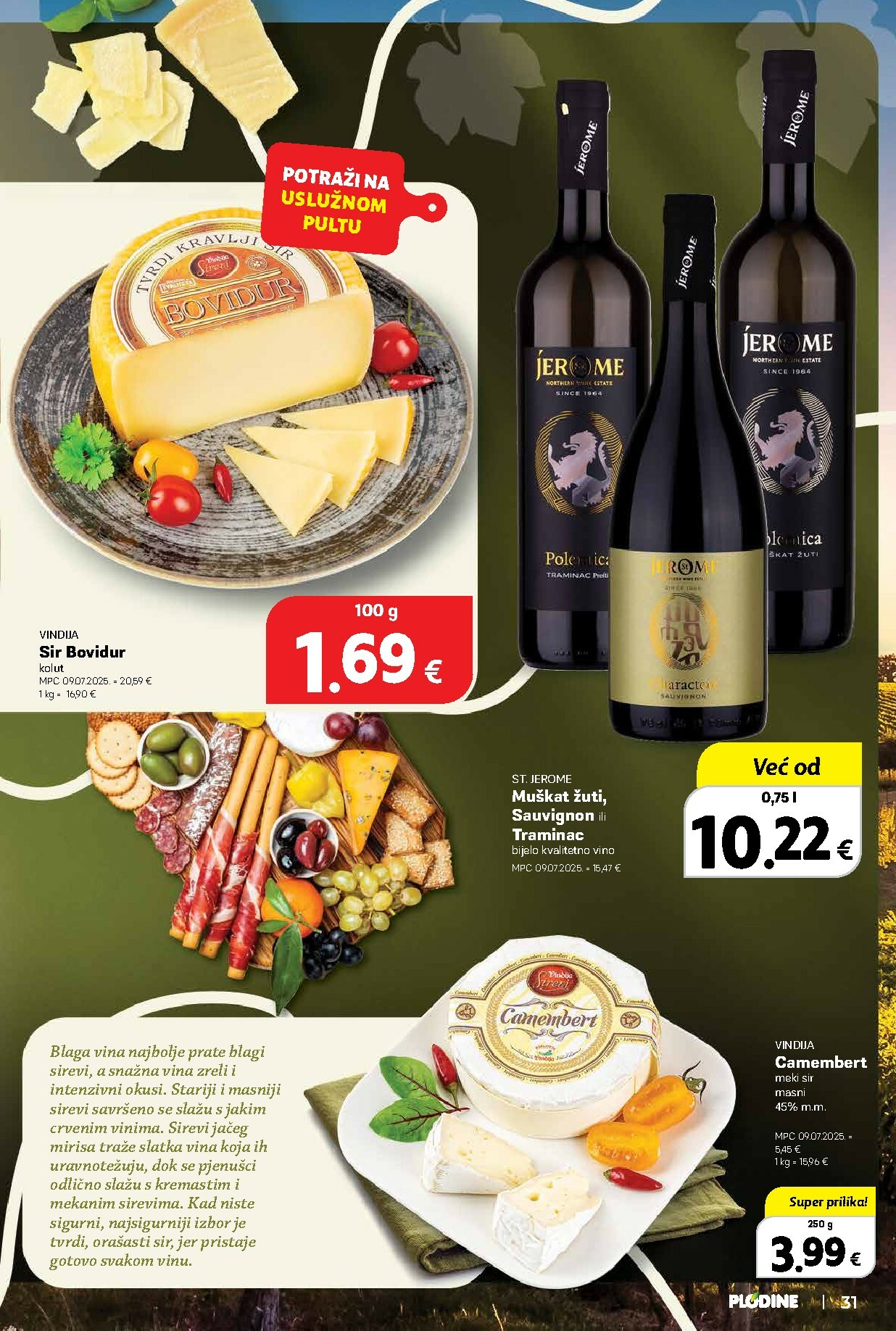 plodine - Prelistajte katalog Plodine - Vinski putopisi iz Hrvatske i svijeta, vrijedi od 01.10. do 14.10. - page: 31
