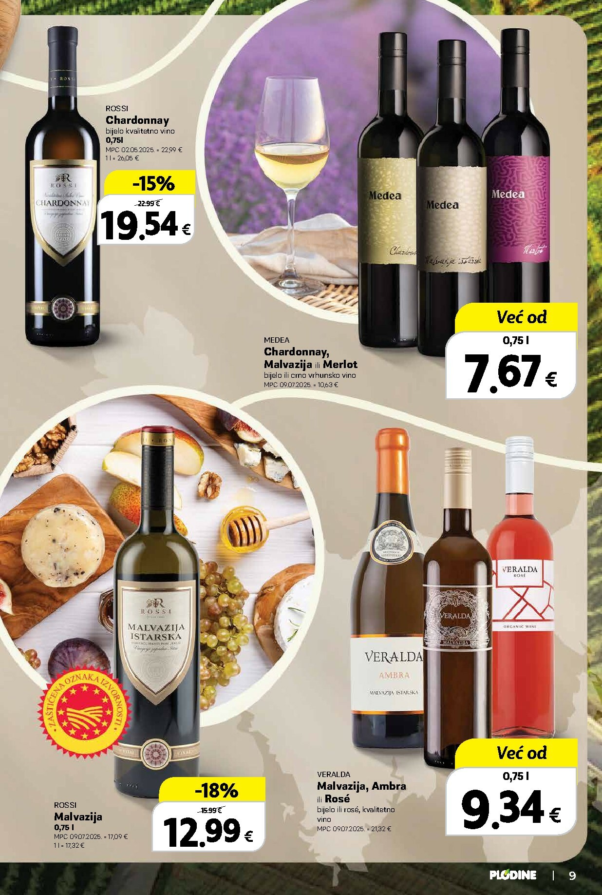 plodine - Prelistajte katalog Plodine - Vinski putopisi iz Hrvatske i svijeta, vrijedi od 01.10. do 14.10. - page: 9