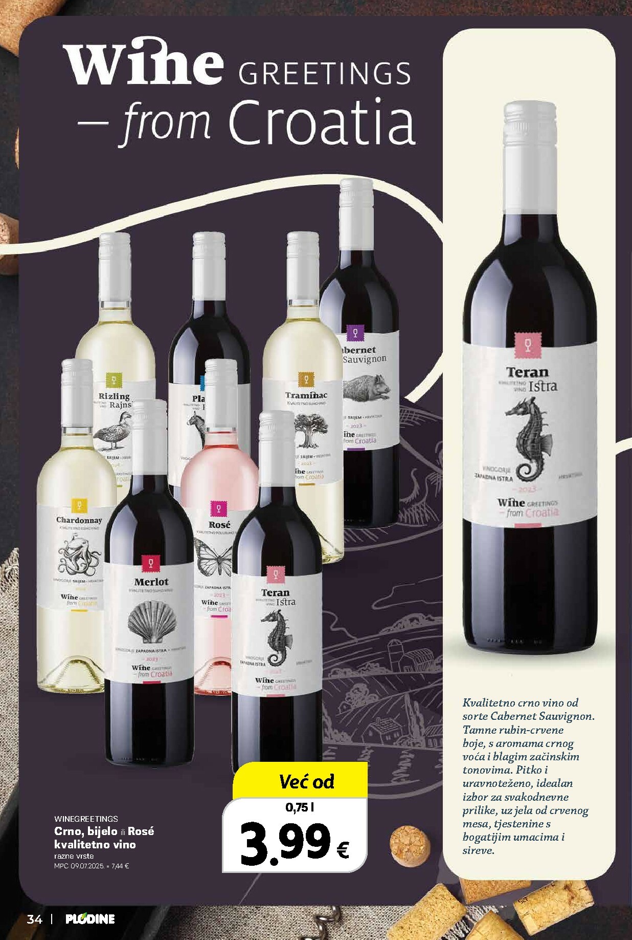 plodine - Prelistajte katalog Plodine - Vinski putopisi iz Hrvatske i svijeta, vrijedi od 01.10. do 14.10. - page: 34