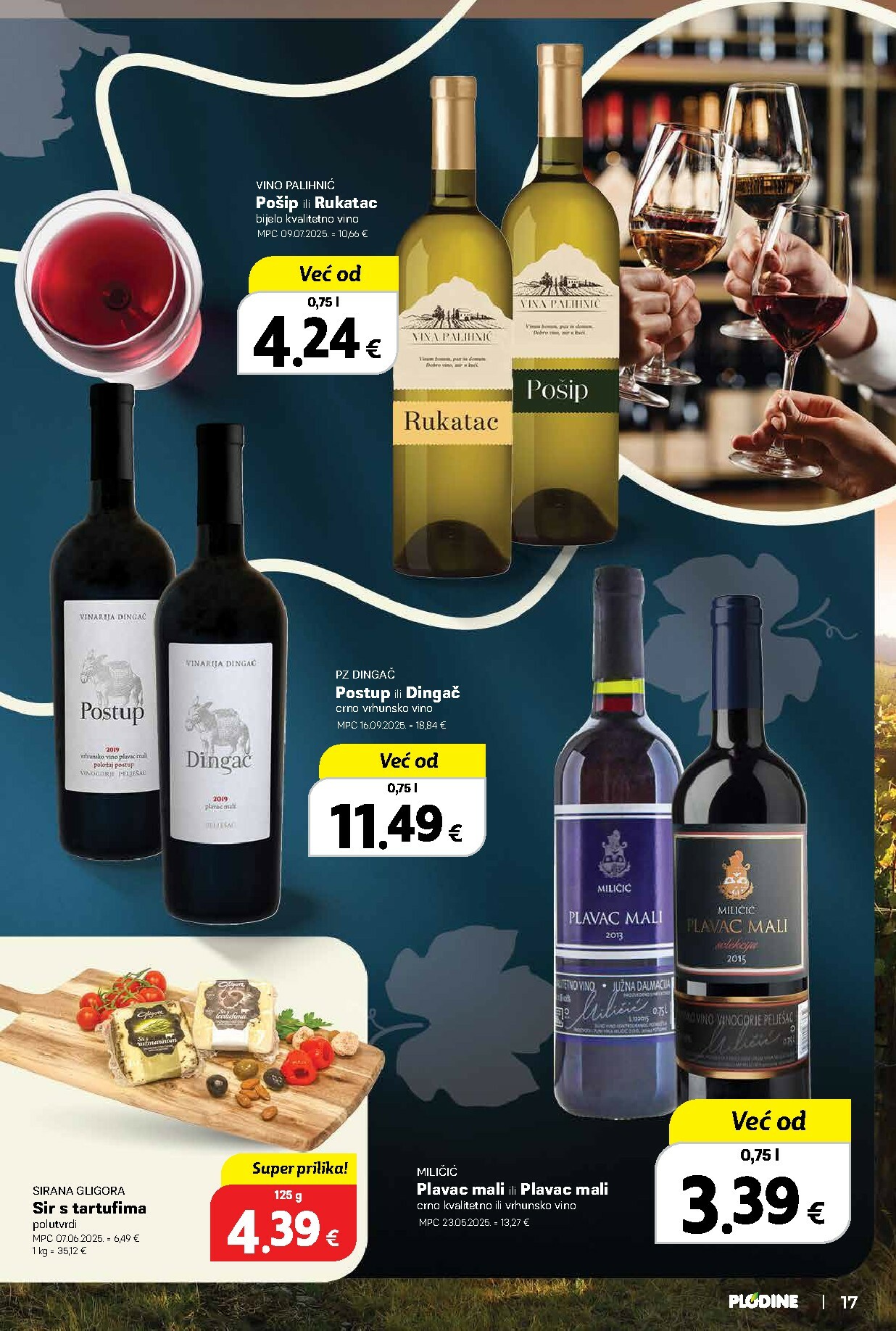 plodine - Prelistajte katalog Plodine - Vinski putopisi iz Hrvatske i svijeta, vrijedi od 01.10. do 14.10. - page: 17