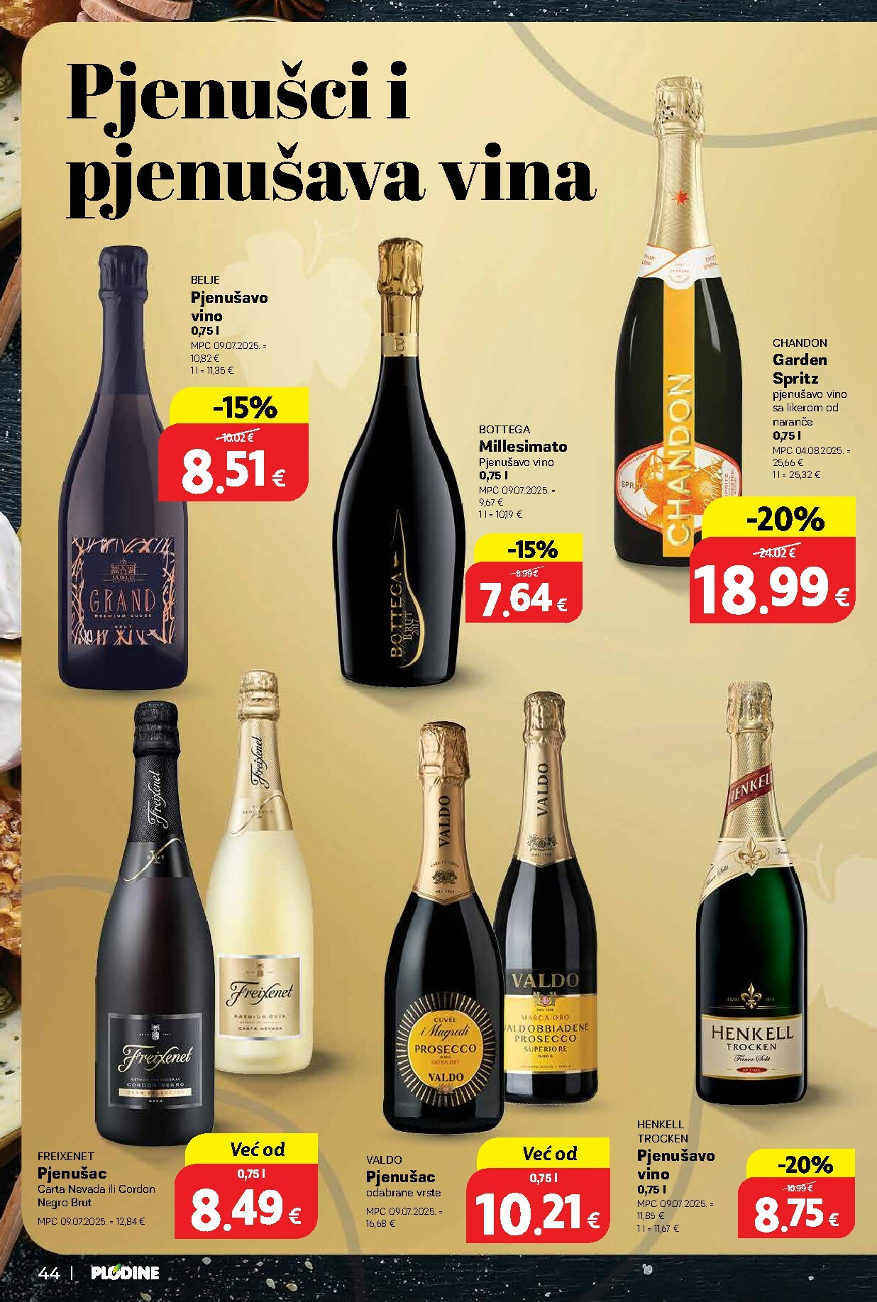 plodine - Prelistajte katalog Plodine - Vinski putopisi iz Hrvatske i svijeta, vrijedi od 01.10. do 14.10. - page: 44