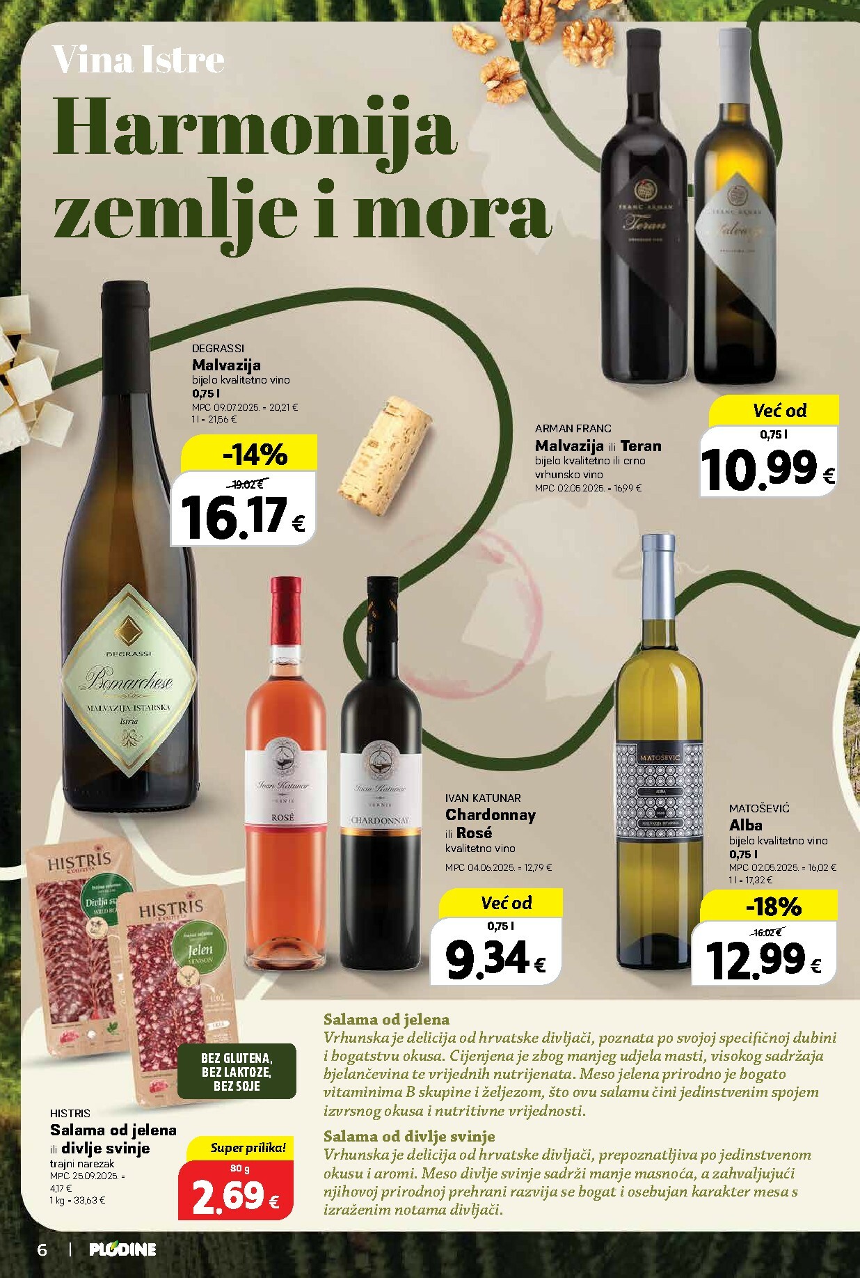 plodine - Prelistajte katalog Plodine - Vinski putopisi iz Hrvatske i svijeta, vrijedi od 01.10. do 14.10. - page: 6