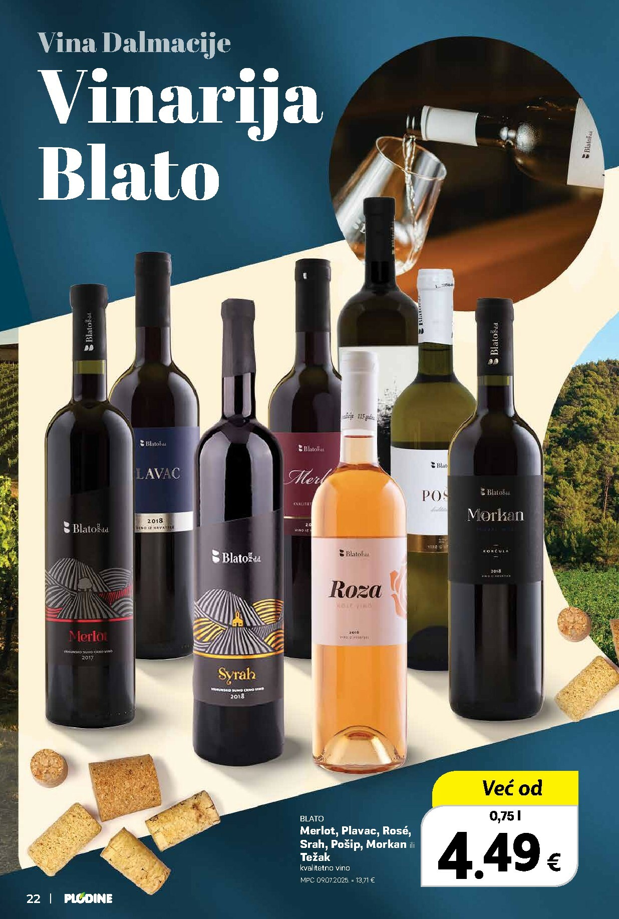 plodine - Prelistajte katalog Plodine - Vinski putopisi iz Hrvatske i svijeta, vrijedi od 01.10. do 14.10. - page: 22