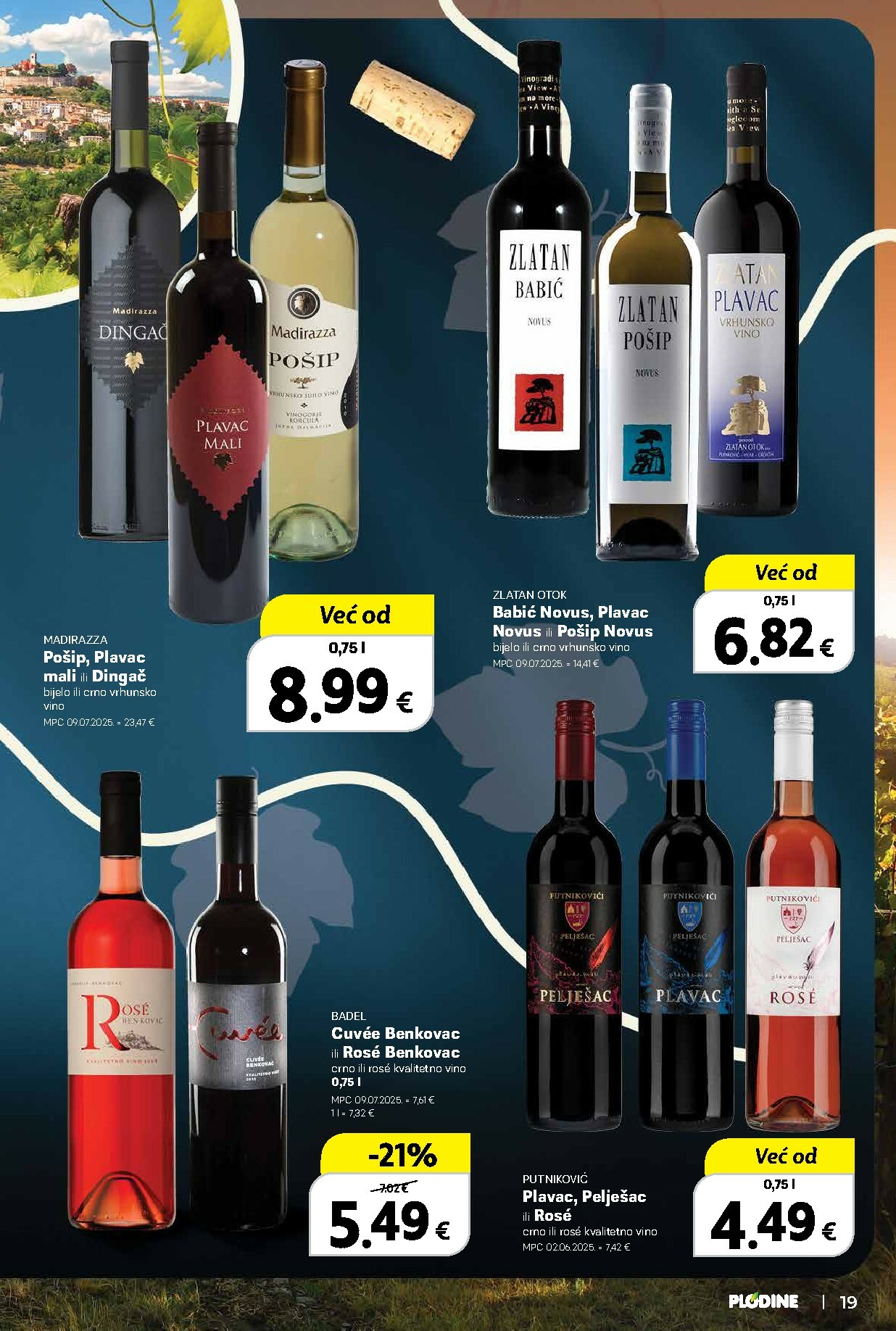 plodine - Prelistajte katalog Plodine - Vinski putopisi iz Hrvatske i svijeta, vrijedi od 01.10. do 14.10. - page: 19