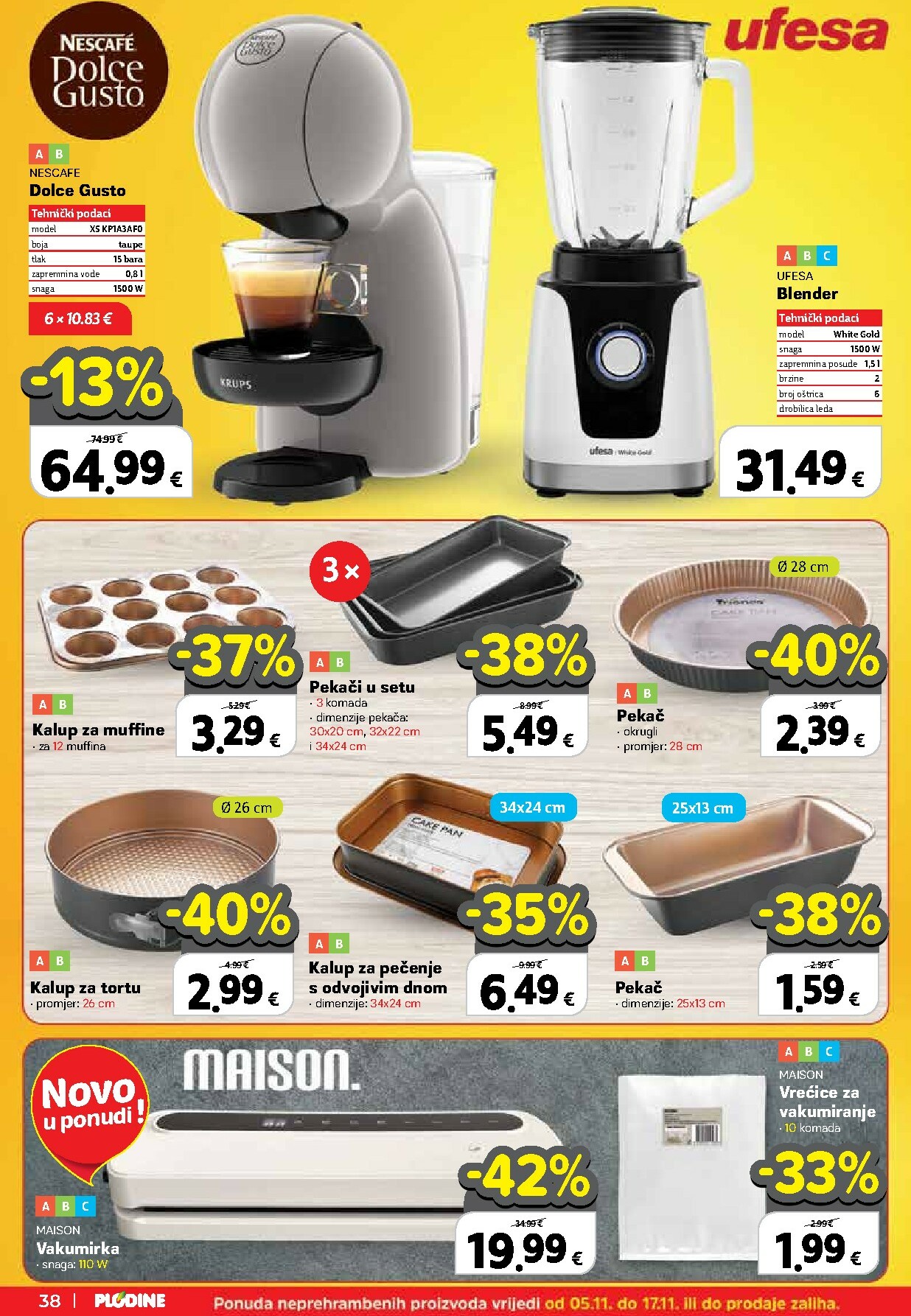 plodine - Prelistajte katalog Plodine, vrijedi od 05.11. do 11.11. - page: 38