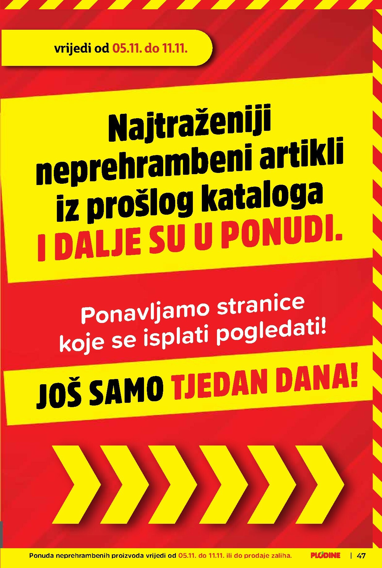 plodine - Prelistajte katalog Plodine, vrijedi od 05.11. do 11.11. - page: 47