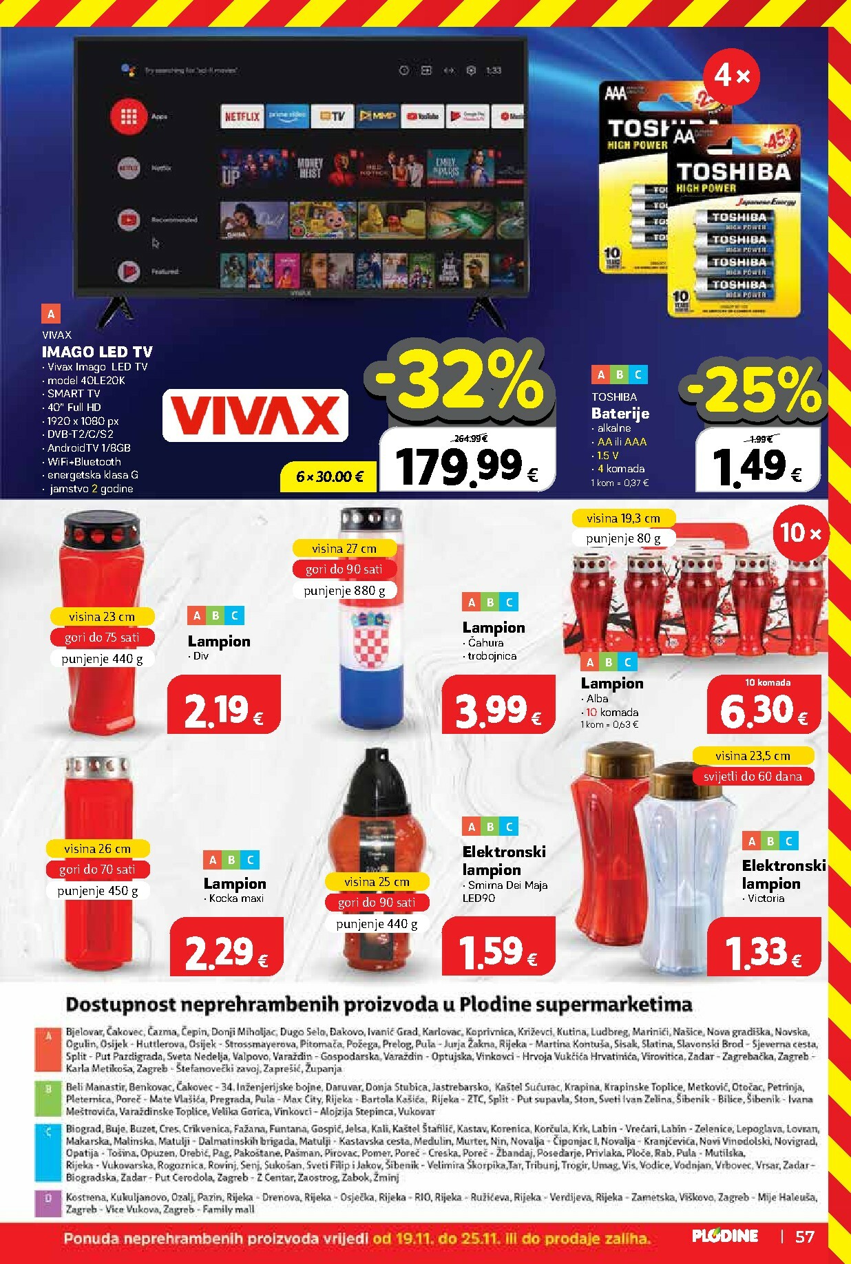 plodine - Prelistajte katalog Plodine, vrijedi od 19.11. do 25.11. - page: 57