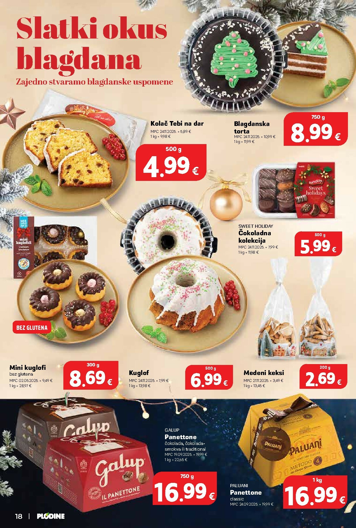 plodine - Prelistajte katalog Plodine - Blagdanske delicije, vrijedi od 26.11. do 31.12. - page: 18