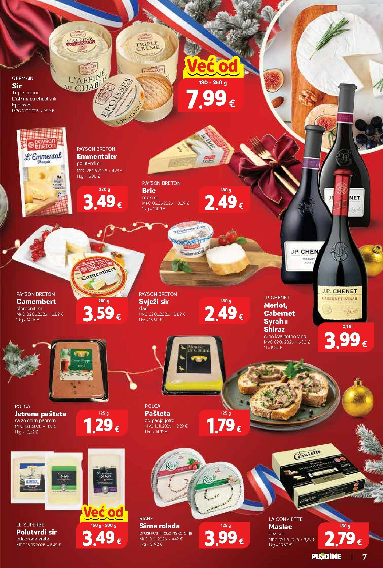 plodine - Prelistajte katalog Plodine - Blagdanske delicije, vrijedi od 26.11. do 31.12. - page: 7