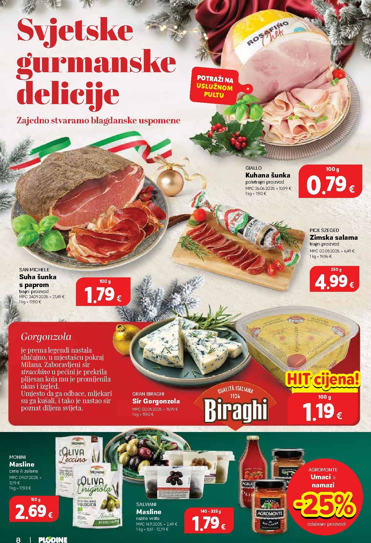 plodine - Prelistajte katalog Plodine - Blagdanske delicije, vrijedi od 26.11. do 31.12. - page: 8