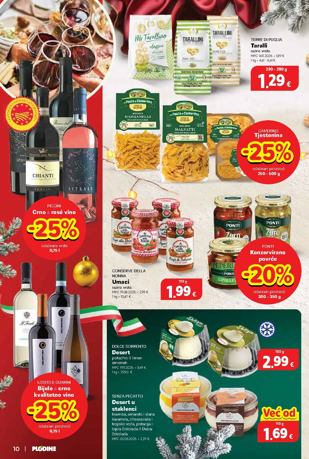 plodine - Prelistajte katalog Plodine - Blagdanske delicije, vrijedi od 26.11. do 31.12. - page: 10