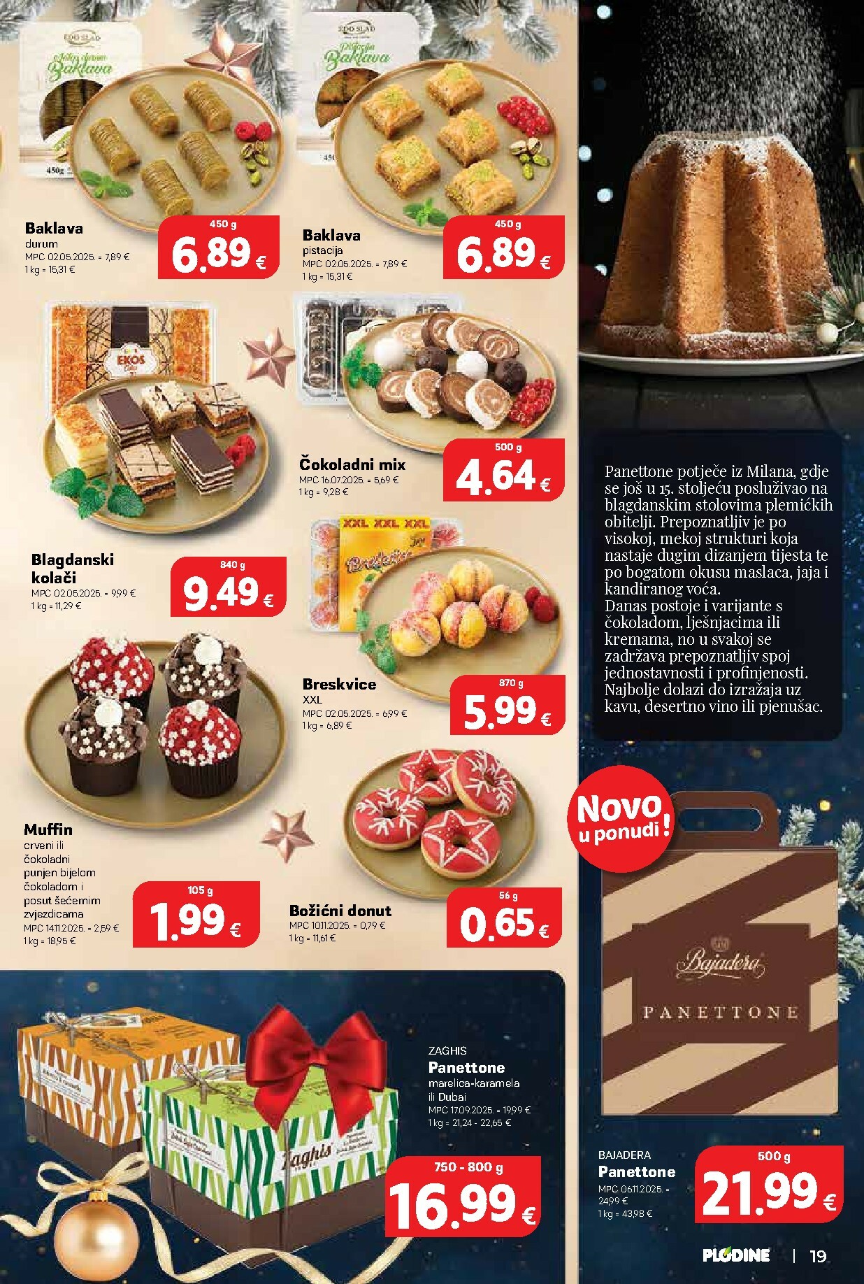 plodine - Prelistajte katalog Plodine - Blagdanske delicije, vrijedi od 26.11. do 31.12. - page: 19