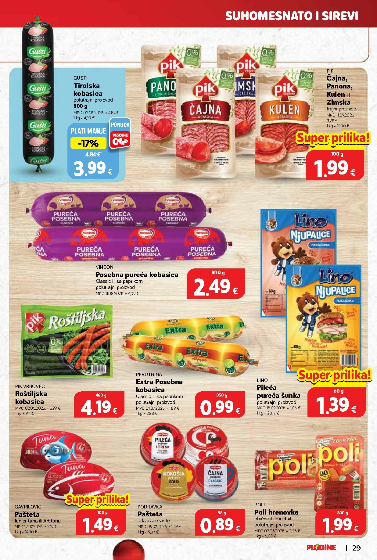 plodine - Prelistajte katalog Plodine, vrijedi od 03.12. do 09.12. - page: 29