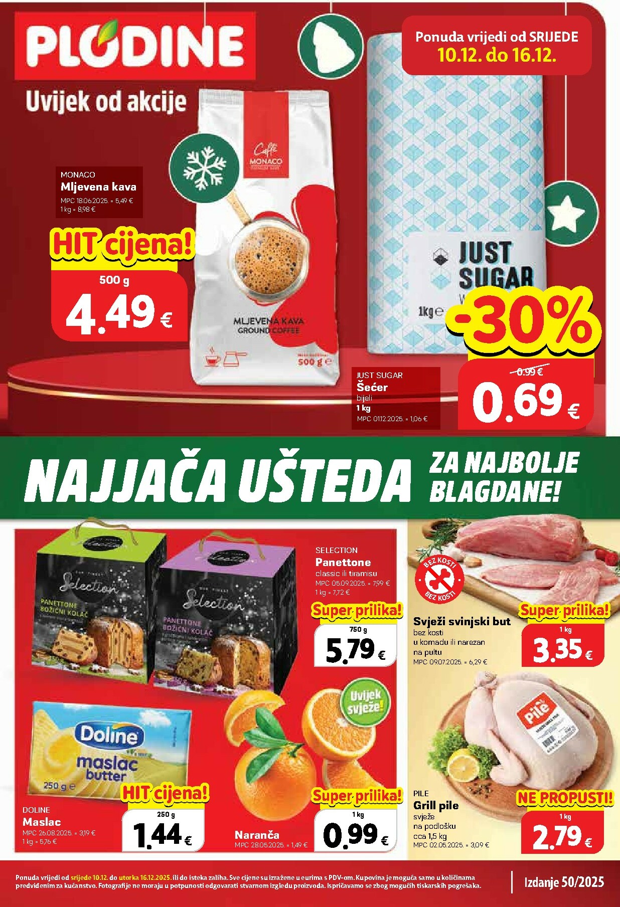plodine - Prelistajte katalog Plodine, vrijedi od 10.12. do 16.12. - page: 1