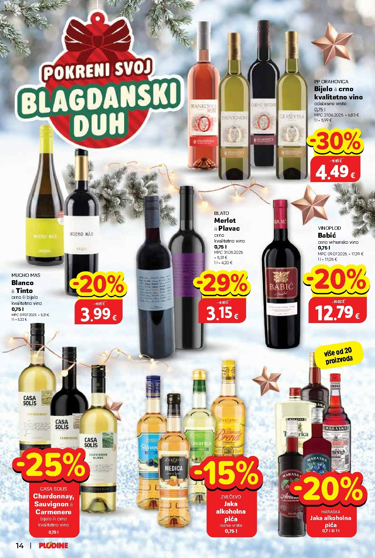 plodine - Prelistajte katalog Plodine, vrijedi od 10.12. do 16.12. - page: 14