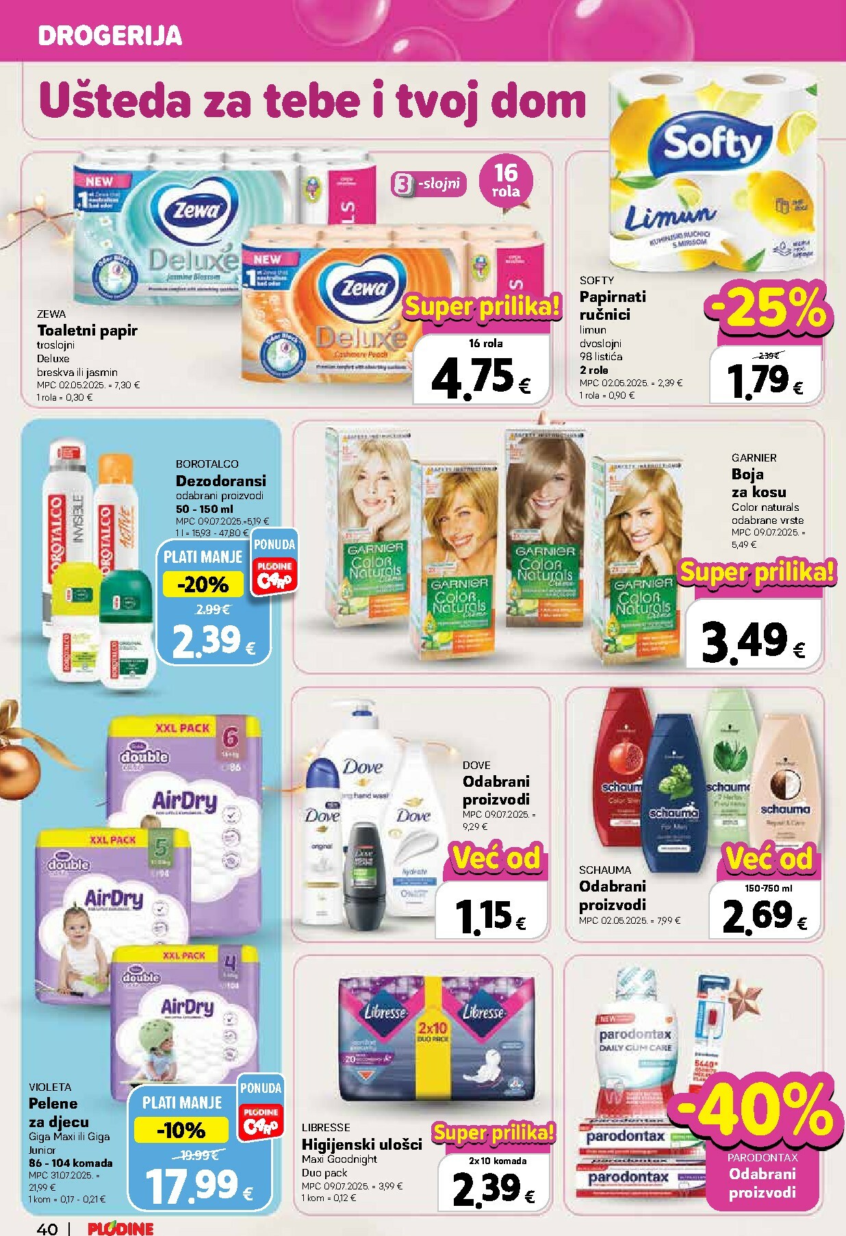 plodine - Prelistajte katalog Plodine, vrijedi od 10.12. do 16.12. - page: 40