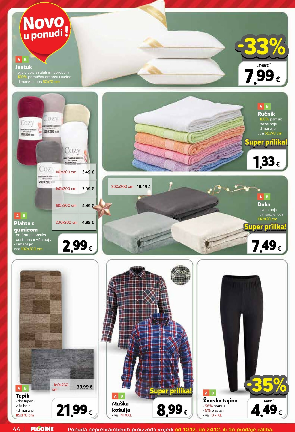 plodine - Prelistajte katalog Plodine, vrijedi od 10.12. do 16.12. - page: 44