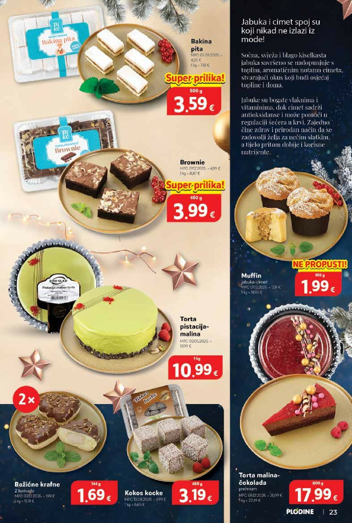 plodine - Prelistajte katalog Plodine - Otvorenje Rugvica, vrijedi od 11.12. do 16.12. - page: 23
