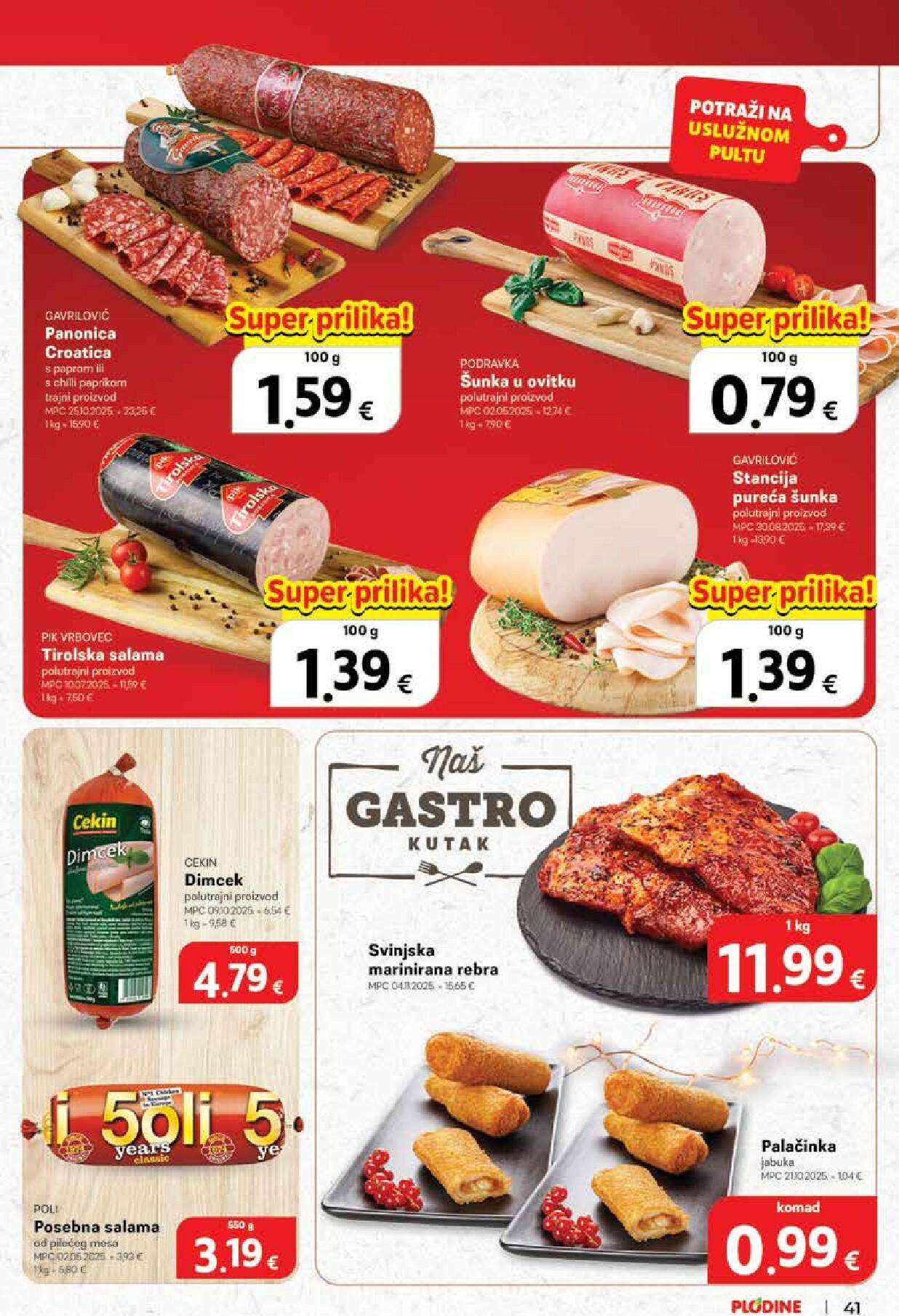 plodine - Prelistajte katalog Plodine - Otvorenje Rugvica, vrijedi od 11.12. do 16.12. - page: 41