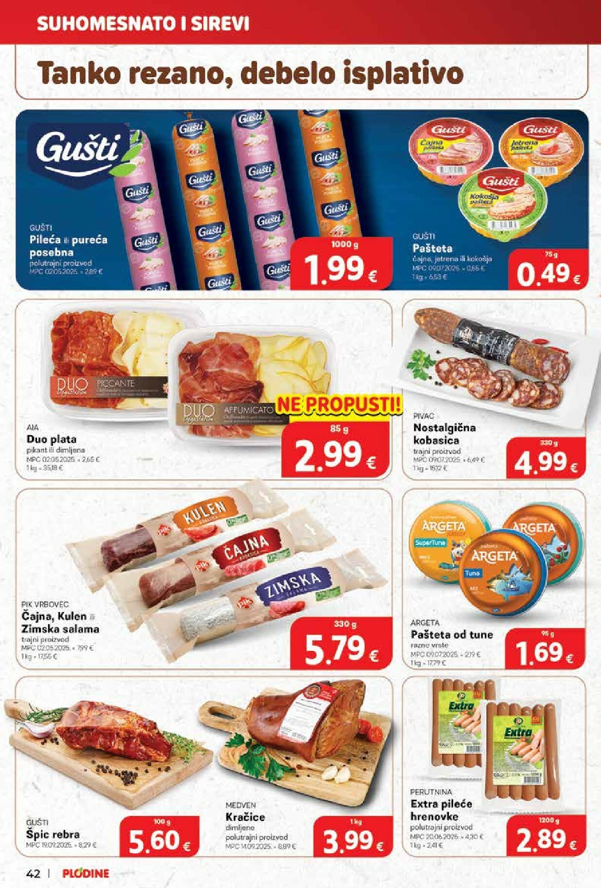 plodine - Prelistajte katalog Plodine - Otvorenje Rugvica, vrijedi od 11.12. do 16.12. - page: 42