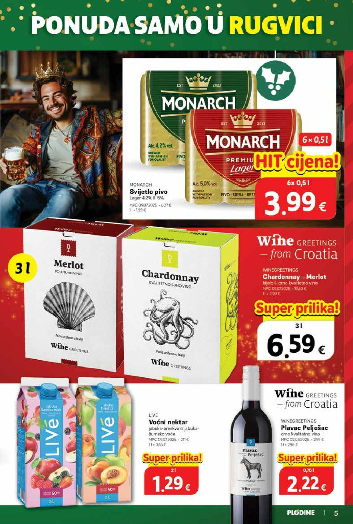 plodine - Prelistajte katalog Plodine - Otvorenje Rugvica, vrijedi od 11.12. do 16.12. - page: 5