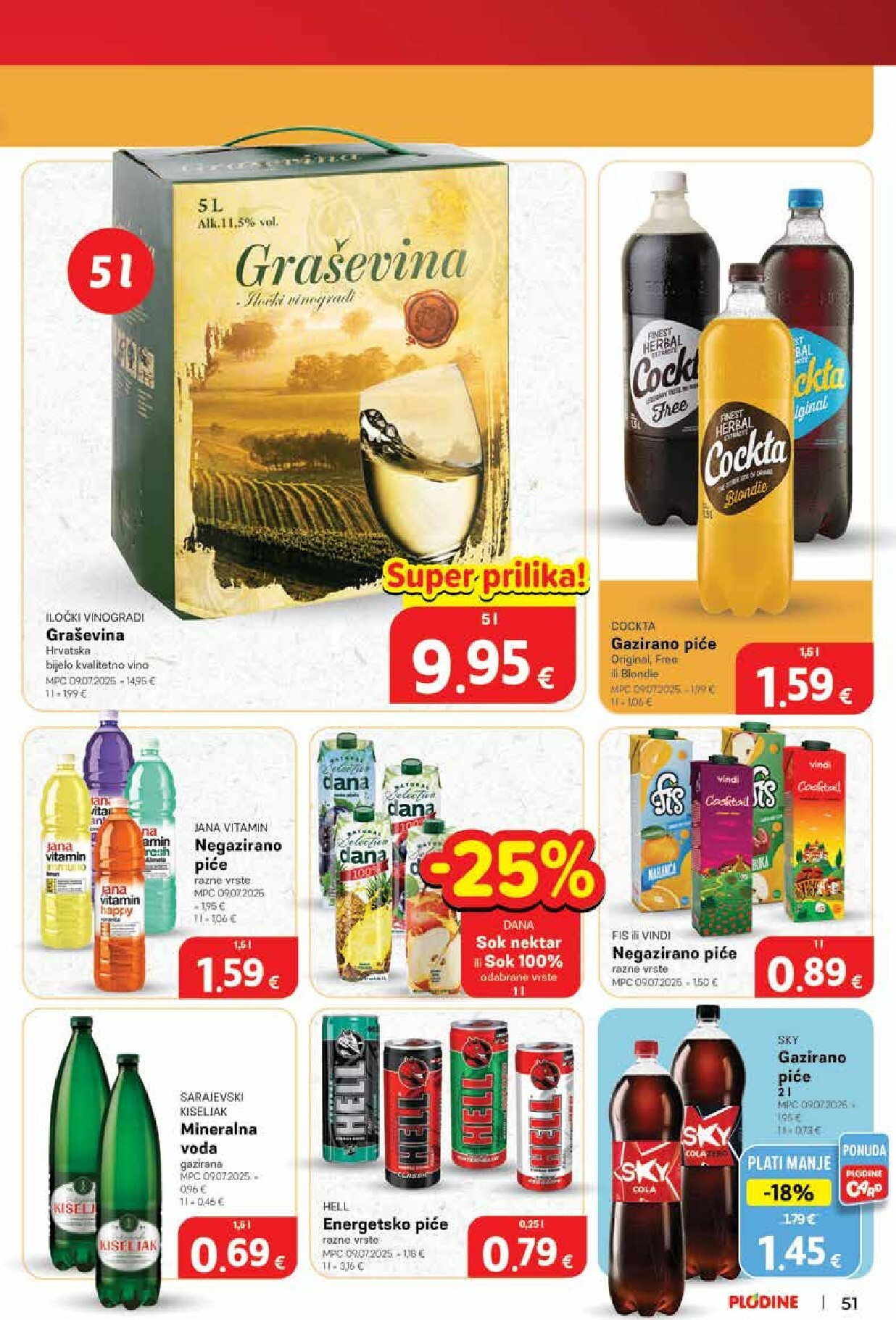 plodine - Prelistajte katalog Plodine - Otvorenje Rugvica, vrijedi od 11.12. do 16.12. - page: 51