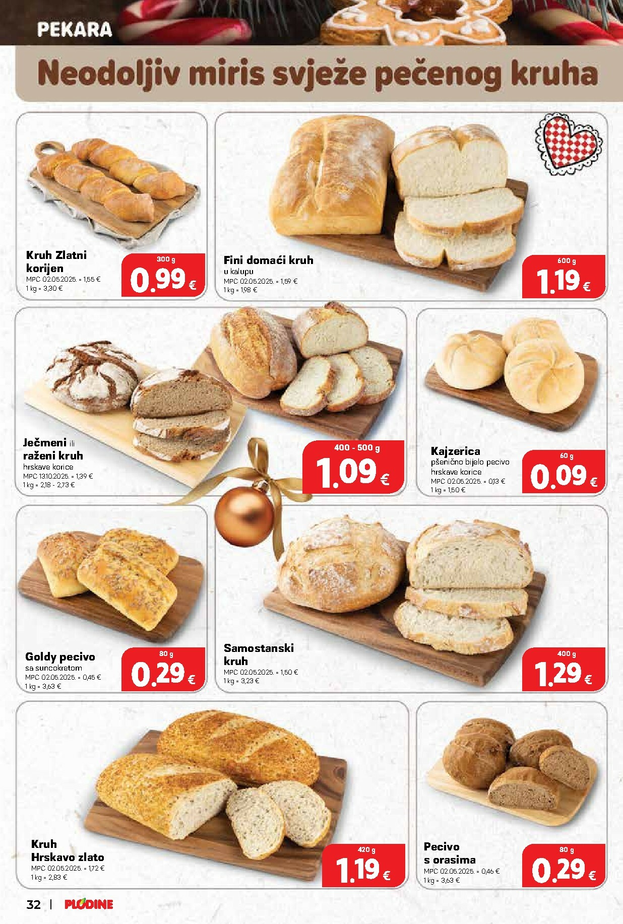 plodine - Prelistajte katalog Plodine - Otvorenje Drenova, vrijedi od 18.12. do 24.12. - page: 32